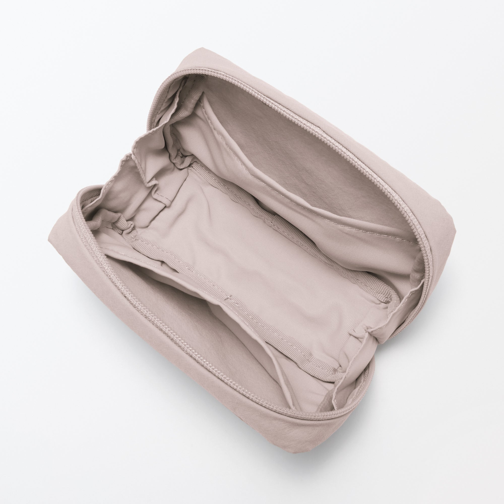  Wrinkled Nylon Wide-Opening Pouch - Medium、mySite、sugarbowlscore