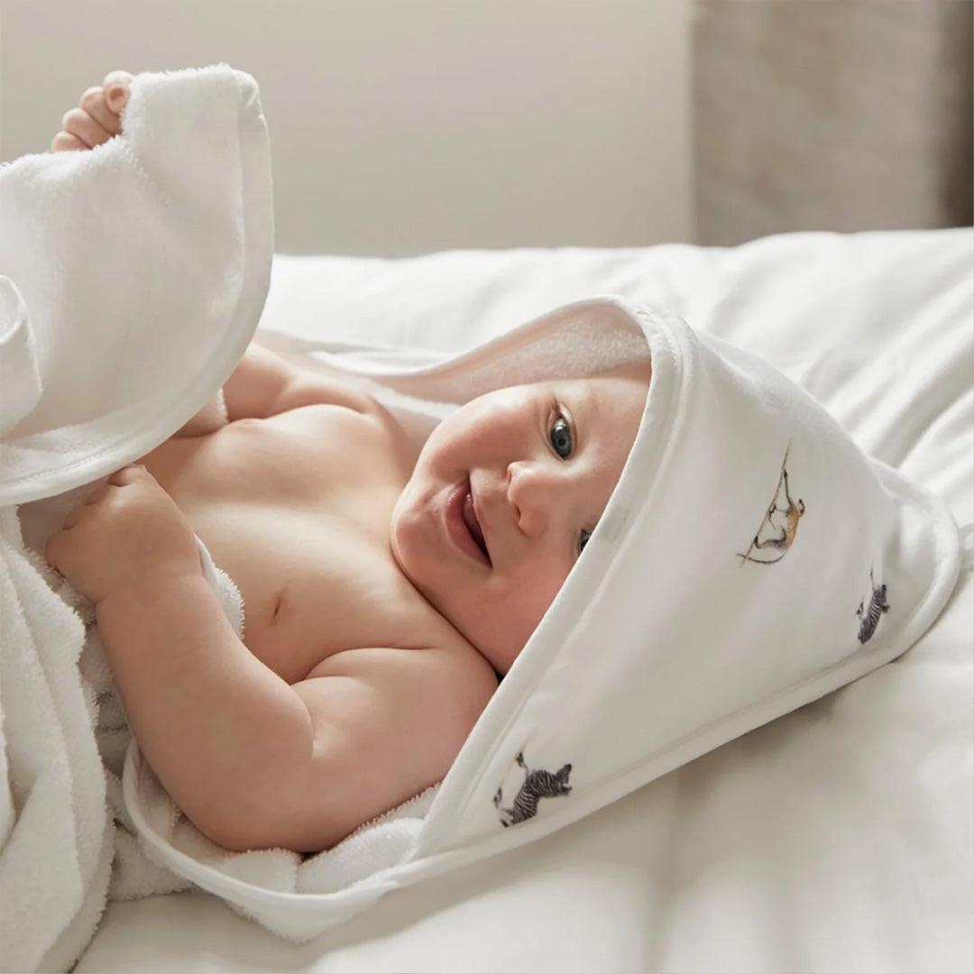  Rosa & Blue Hooded Towel - Safari、mySite、merchandisen