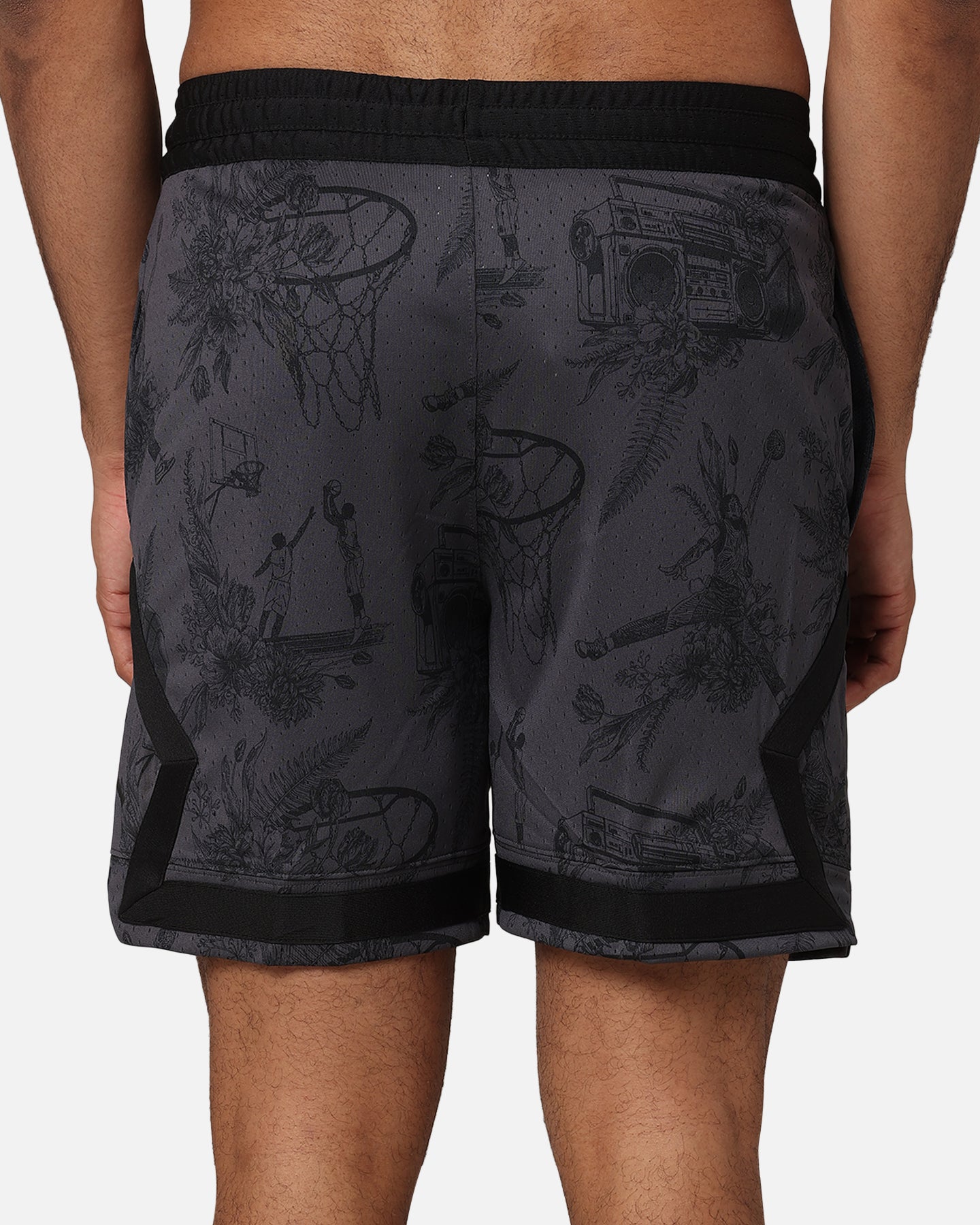 Jordan DRI-Fit Sport Printed Diamond Shorts Black/Dark Shadow、mySite、zt4zffjzw