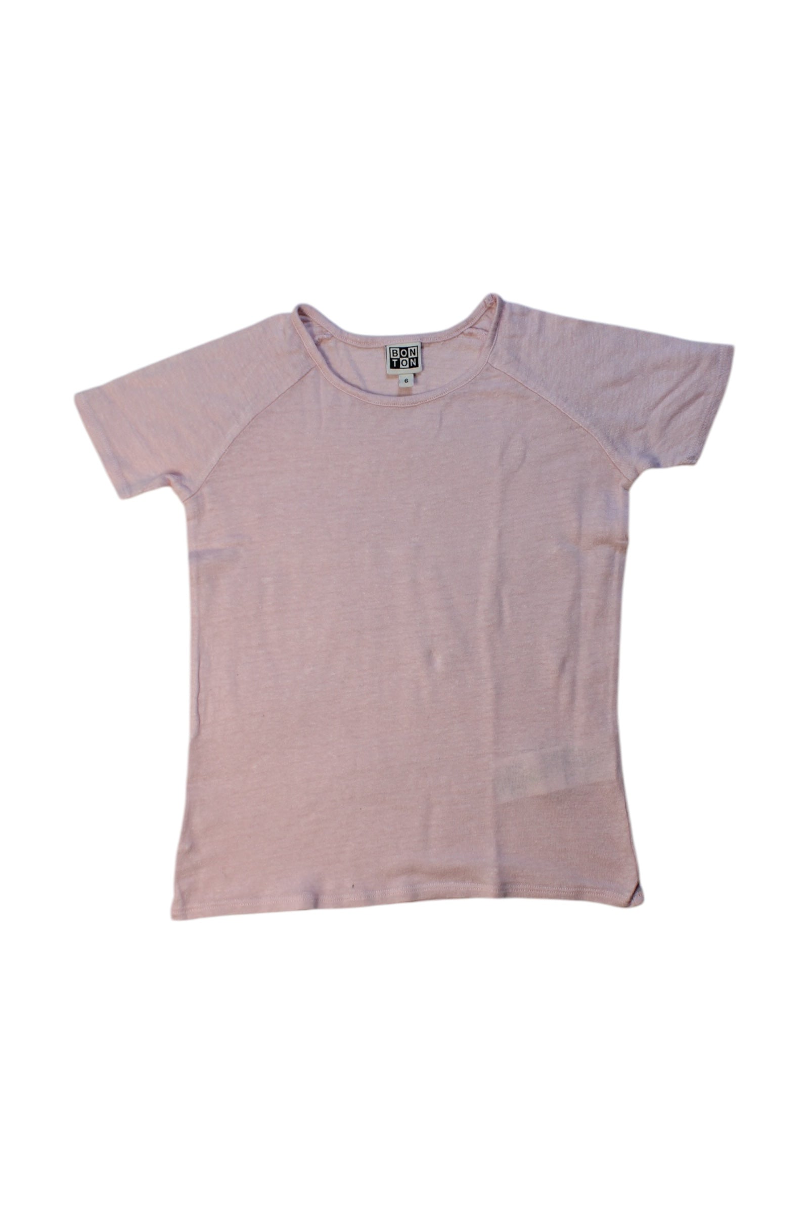 Bonton Linen Short Sleeve T-Shirt 6T、mySite、g9winljtr