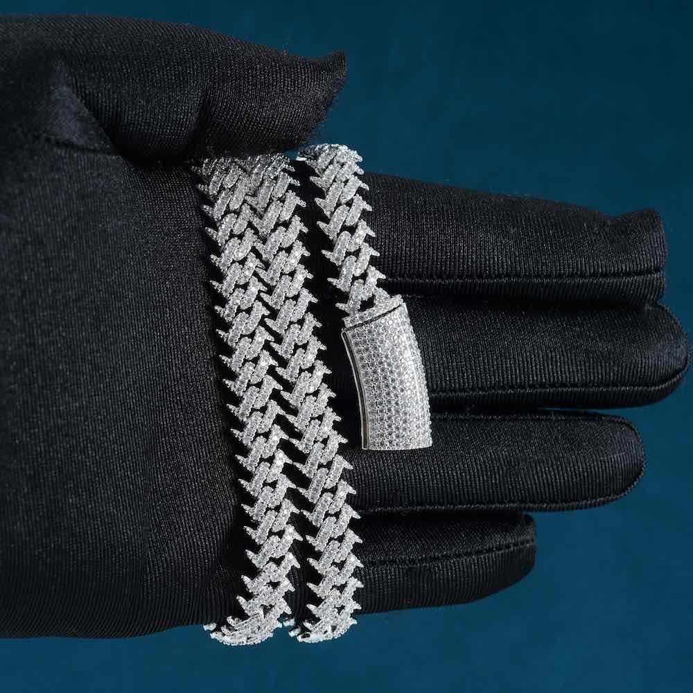 10MM Spiked Moissanite Cuban Link Chain 14K Gold、mySite、hinf8tx79