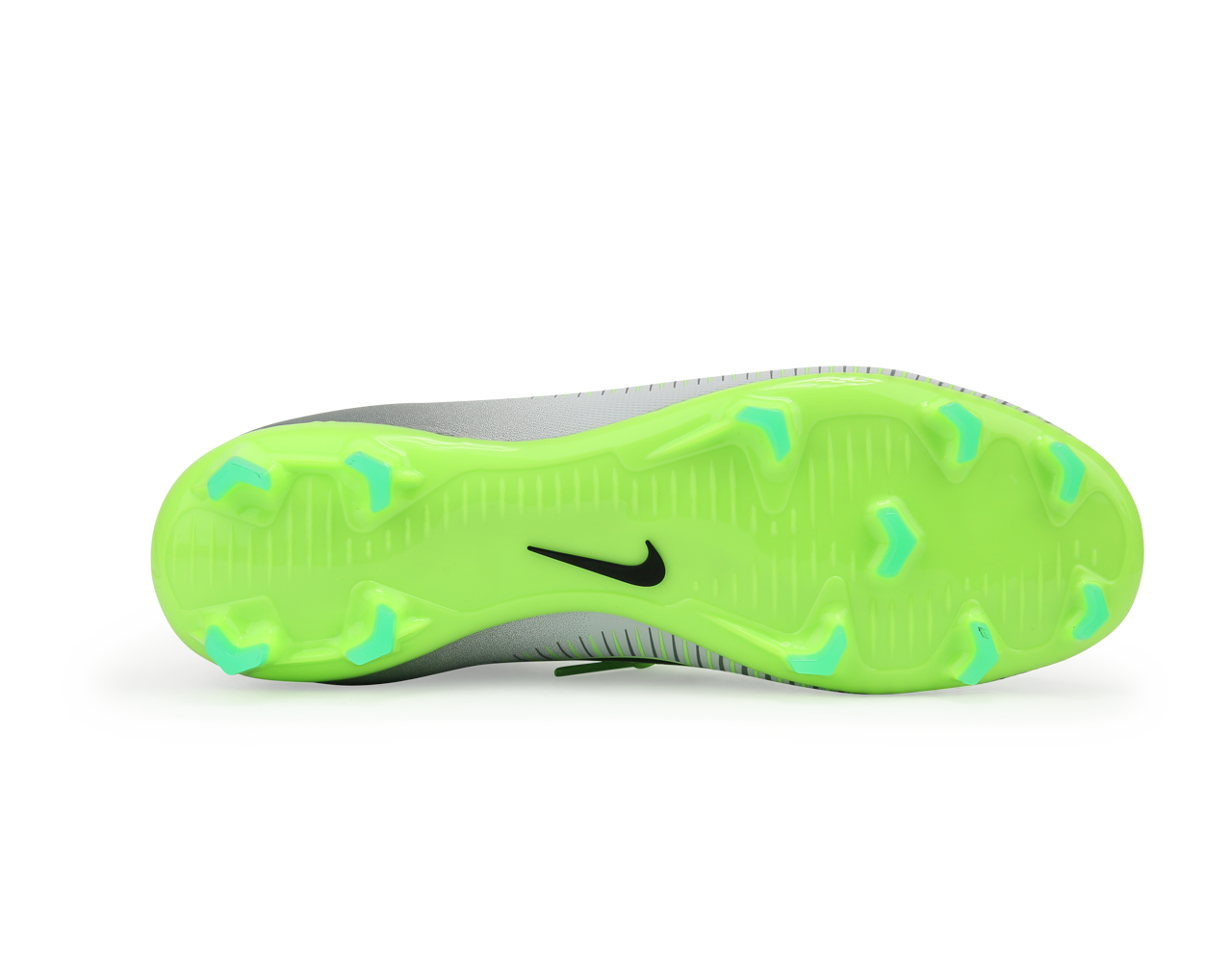 Nike Kids Mercurial Superfly V FG Pure Platinum/Black/Ghost Green、mySite、noshort