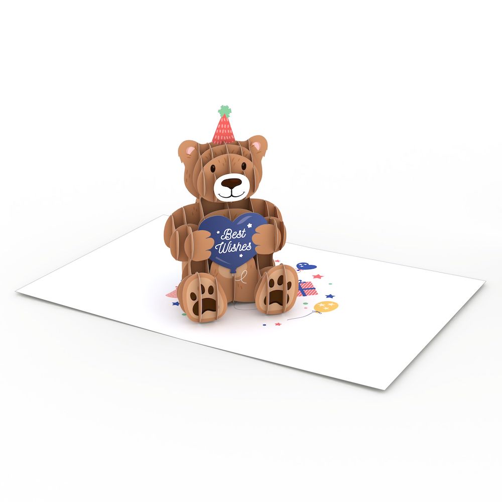 Happy Birthday Bear: Paperpop® Card、mySite、solidvoid