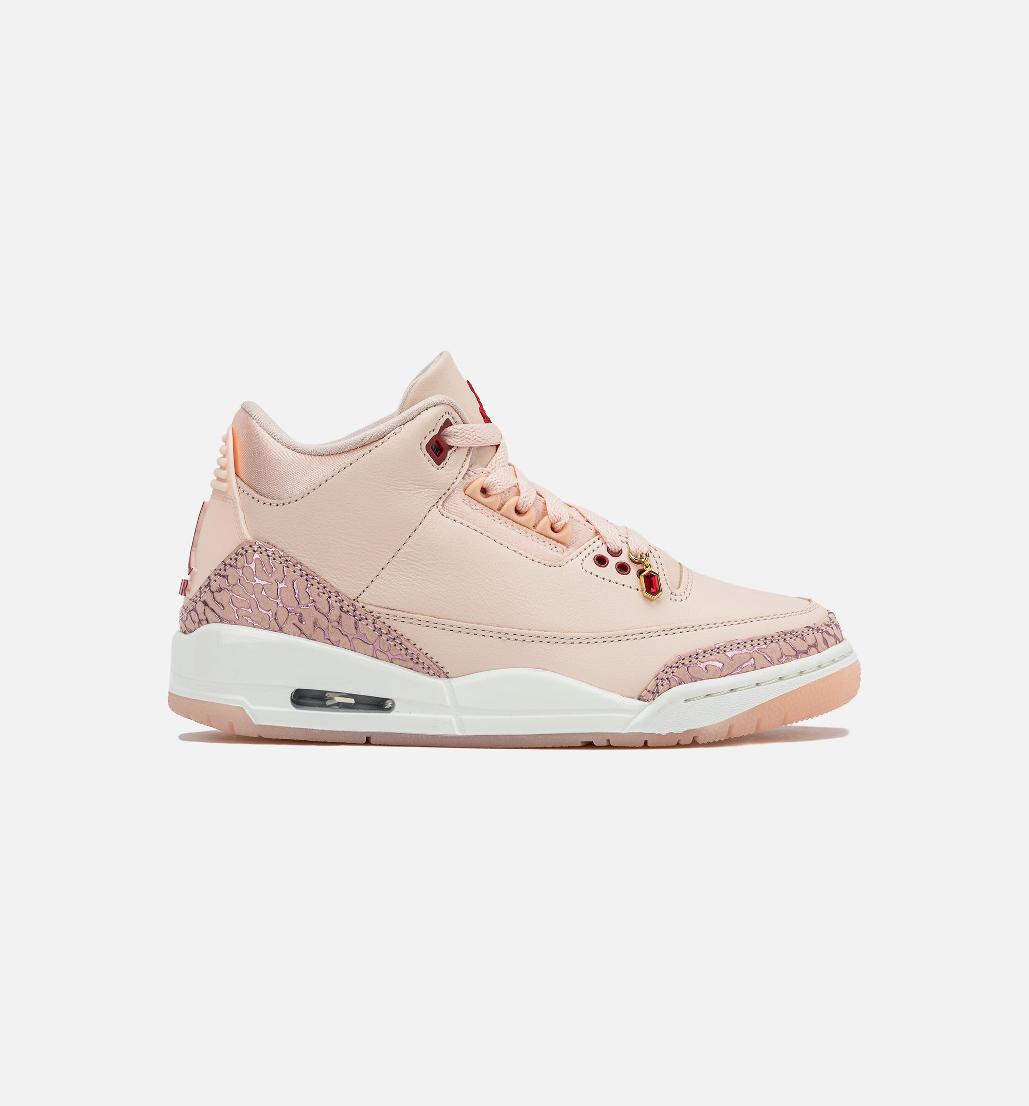 Air Jordan 3 Retro Treat Yourself Womens Lifestyle Shoe - Washed Coral/Gym Red/Sail、mySite、dreamappss
