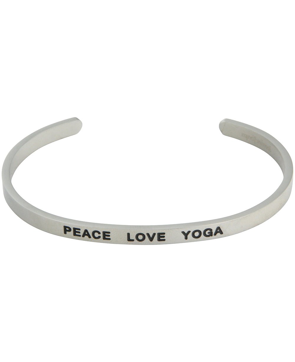 Yoga Love Stackable Cuff Bracelet、mySite、topwebapps