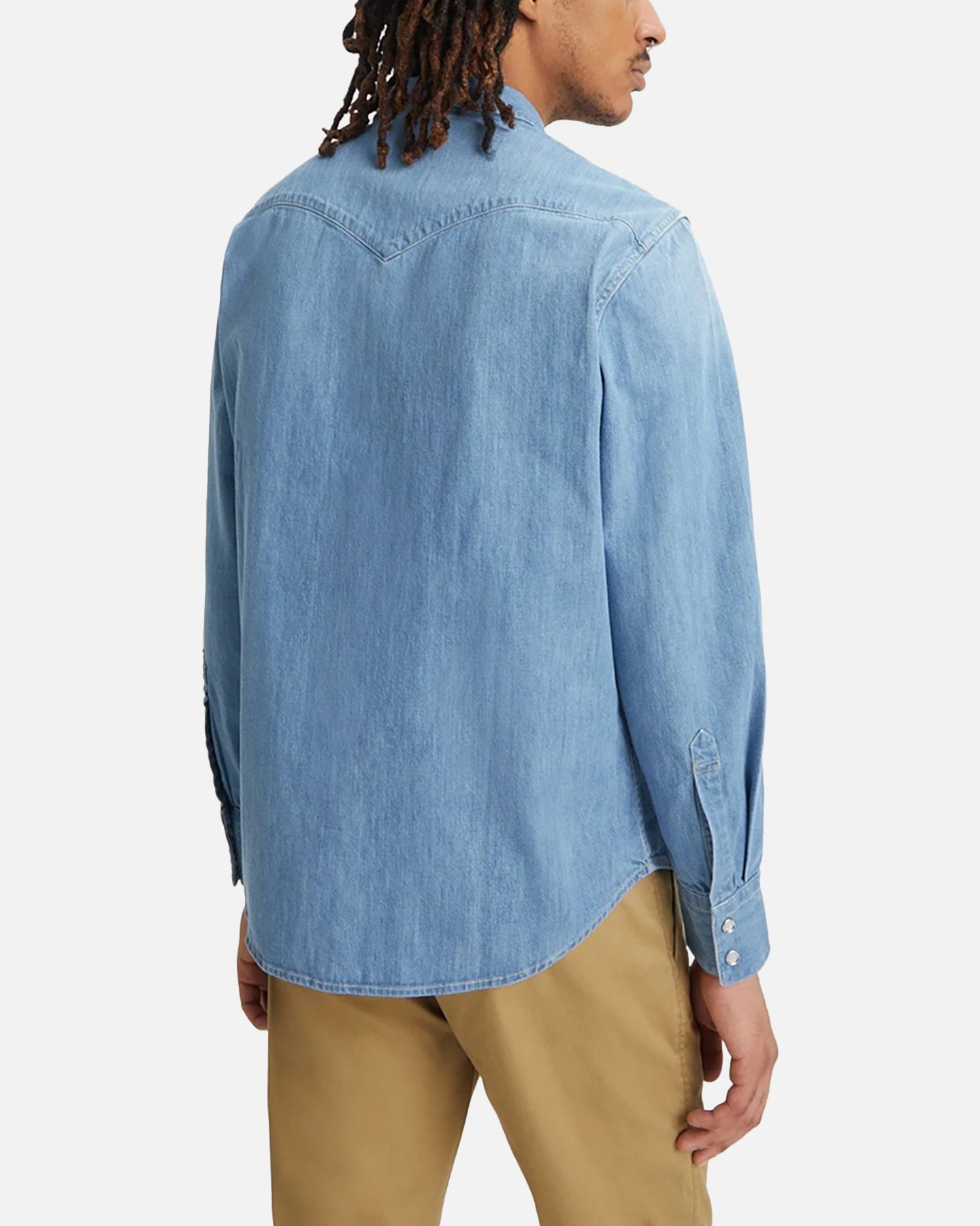 Levi Strauss And Co Barstow Western Standard Denim Button Up Shirt Blue、mySite、zt4zffjzw