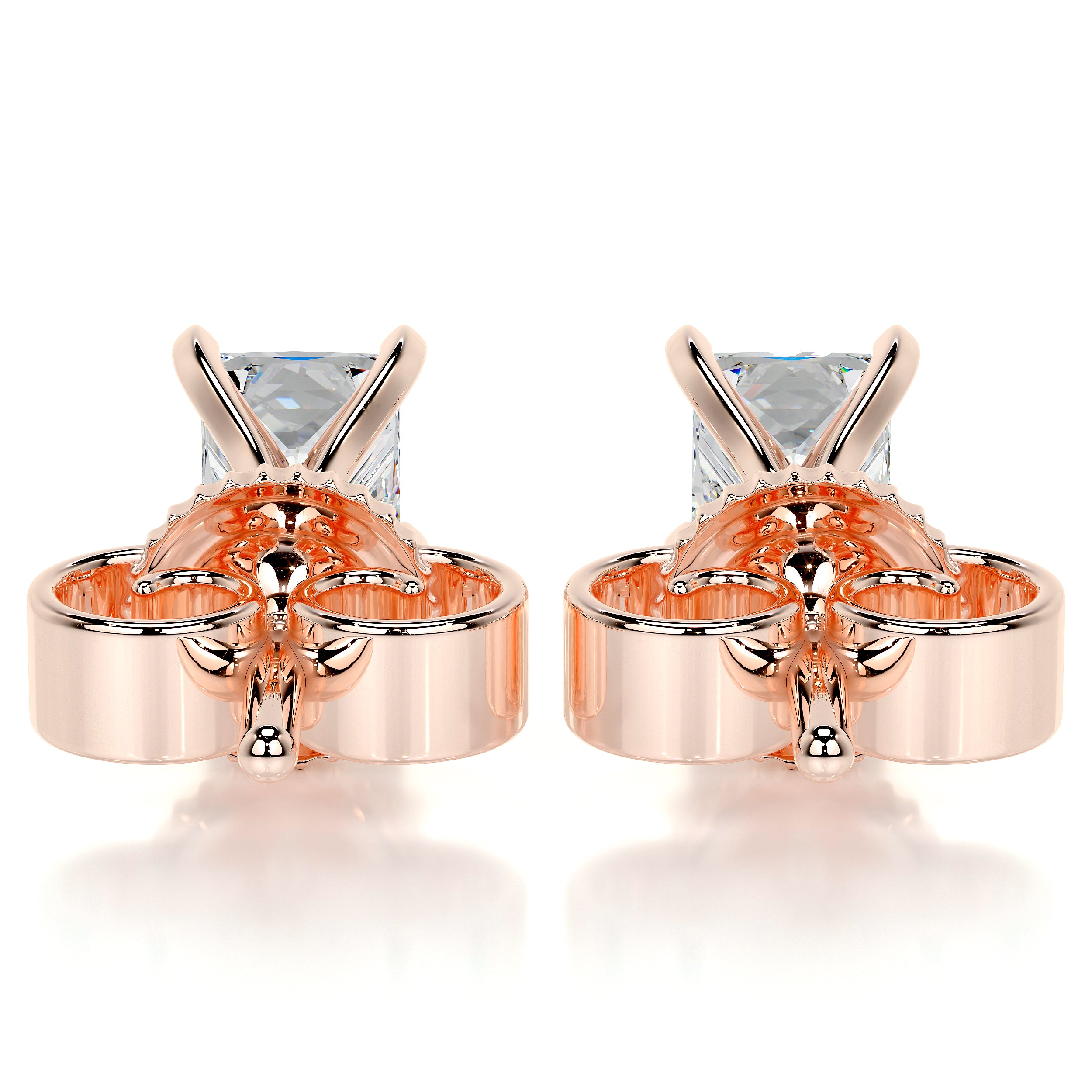 Magnolia Diamond Earrings -14K Rose Gold、mySite、hinf8tx79