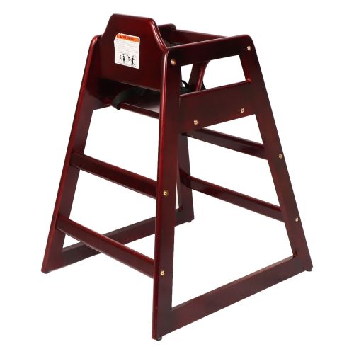 Wooden Double Solid Wood Feeding, Eat & Grow Portable High, Easy to Clean Baby Booster Chair in Walnut Finish、、casual