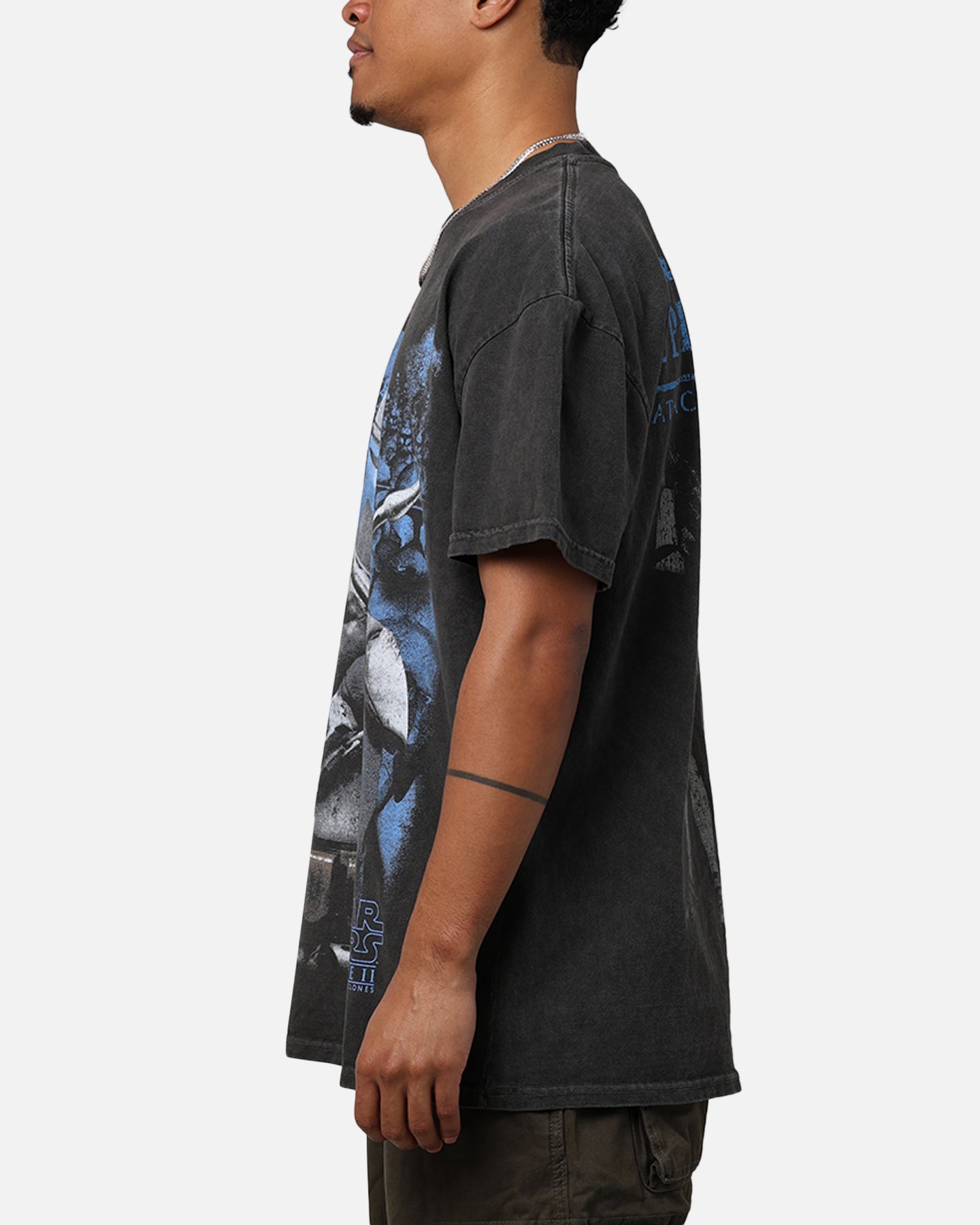 Star Wars Episode II '02 Heavyweight Vintage T-Shirt Black Wash、mySite、zt4zffjzw