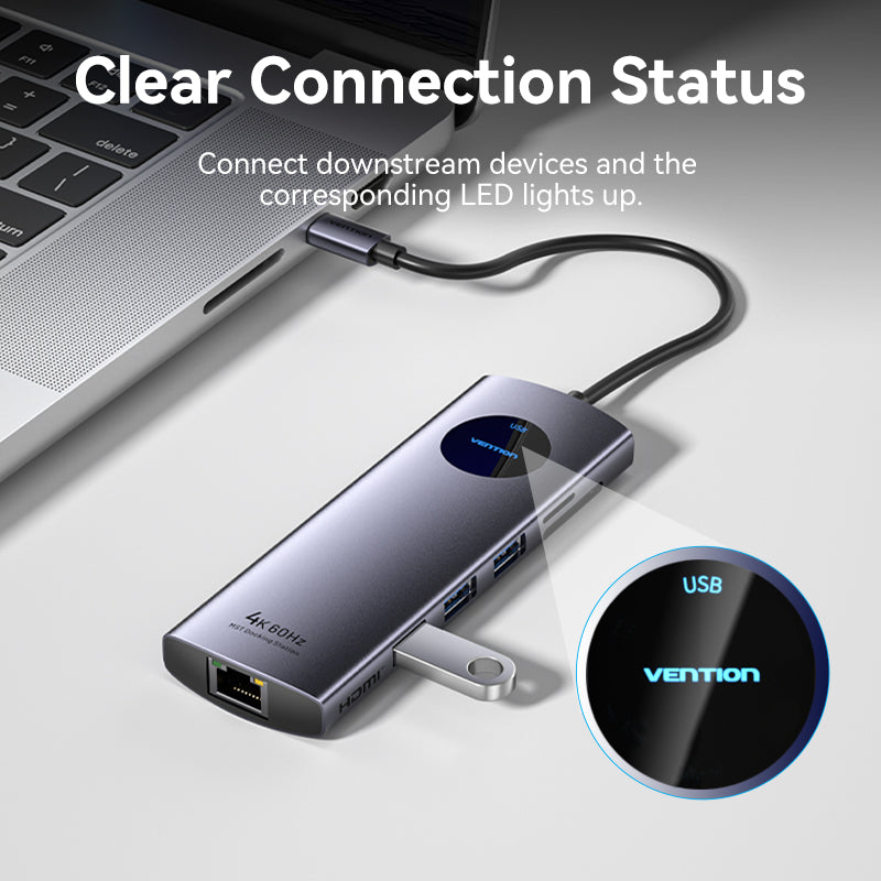 Vention 9-in-1 USB-C MST Docking Station、mySite、fannypackpong