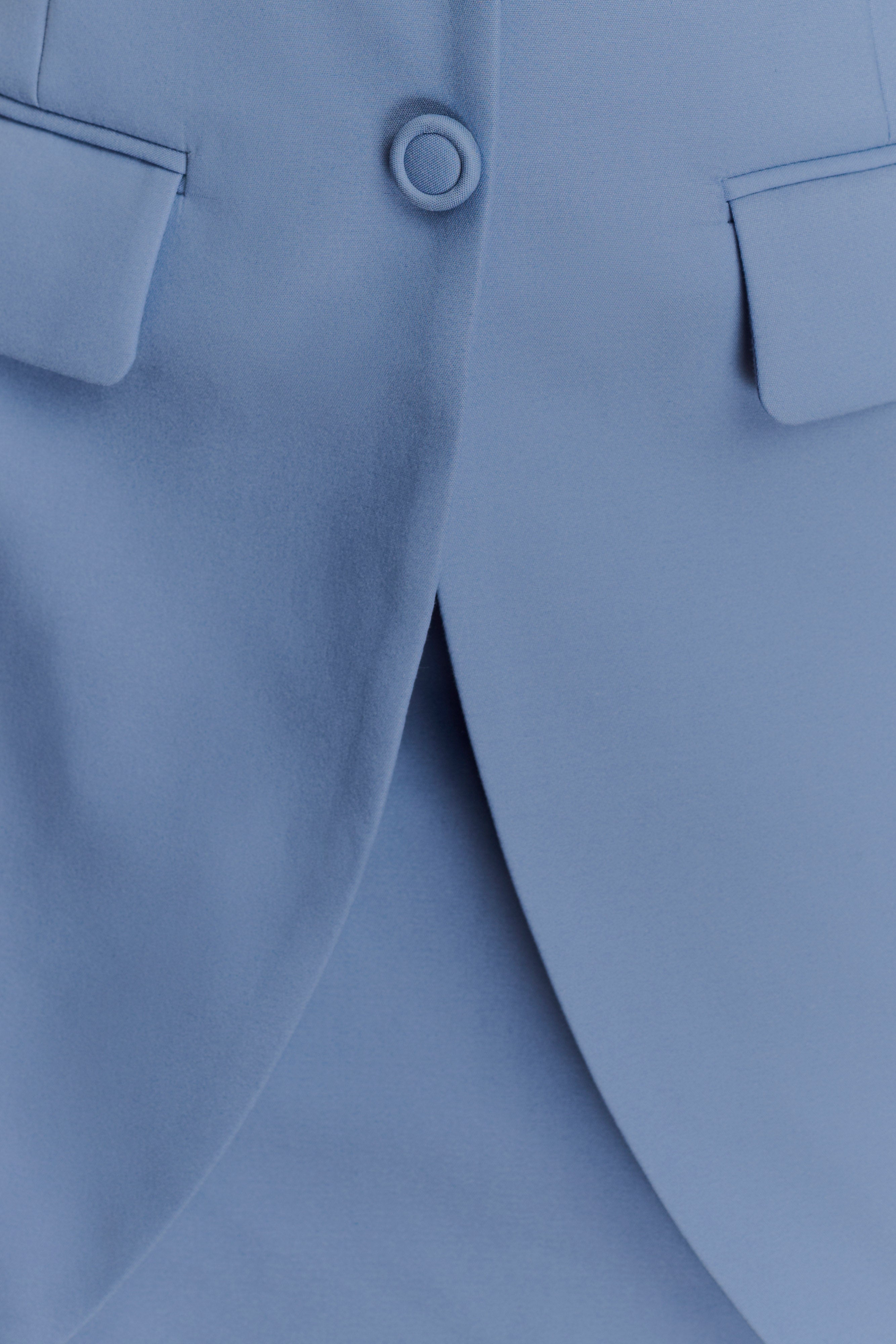 Ruth Cotton Halter Mini Dress - Ocean Blue、mySite、solidvoid