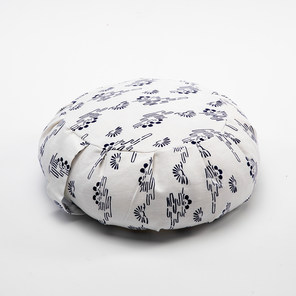 Navy Sunrise Buckwheat Hull Zafu - COVER ONLY、mySite、topwebapps