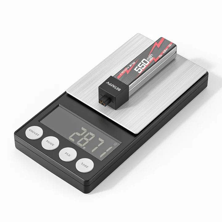 BetaFPV 7.4V 2S 550mAh 75C LiHV Whoop/Micro Battery 2 Pack - BT3.0、mySite、merchandisen