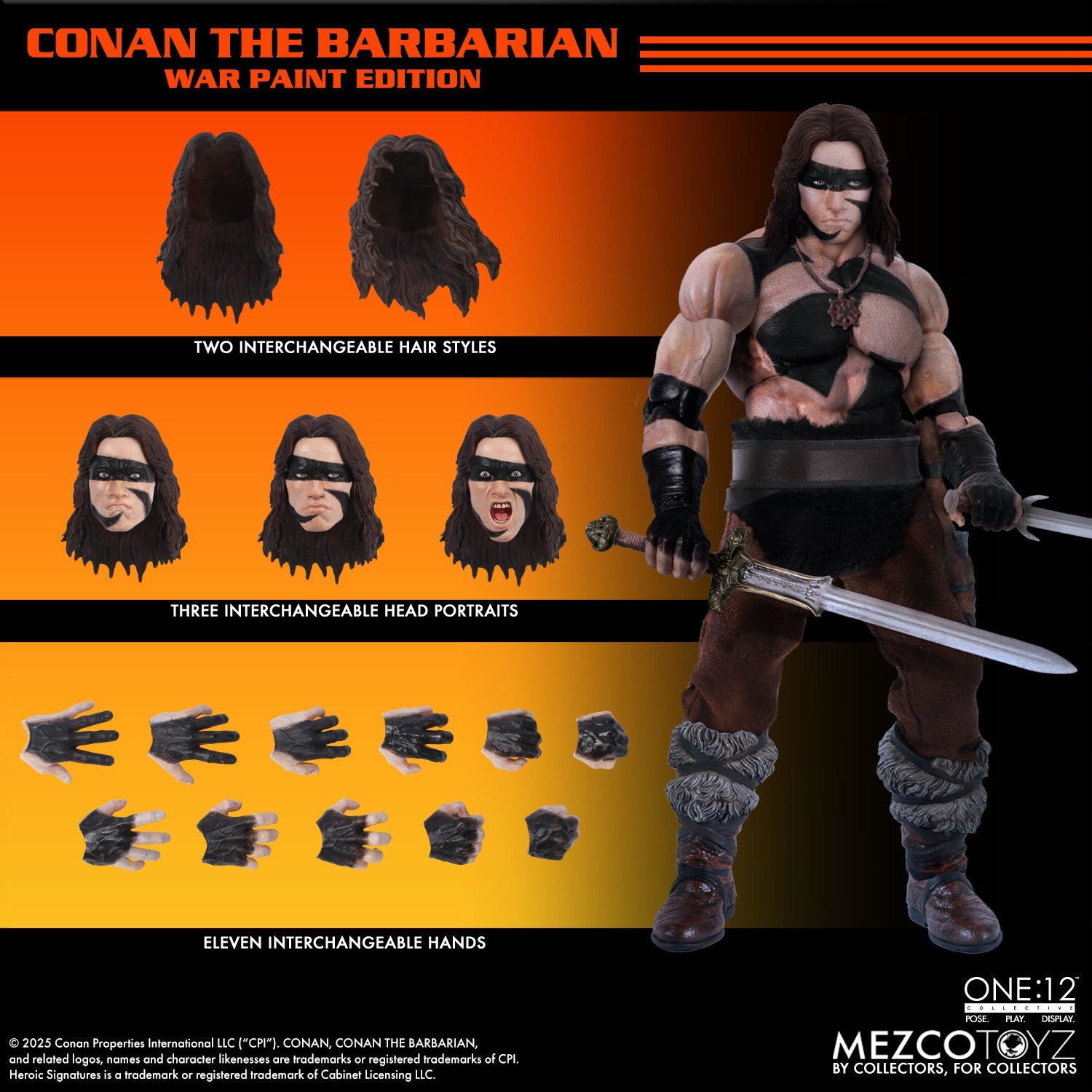 Conan The Barbarian Mezco One:12 Collective Conan The Barbarian (1982): War Paint Edition、mySite、hgirdovlk