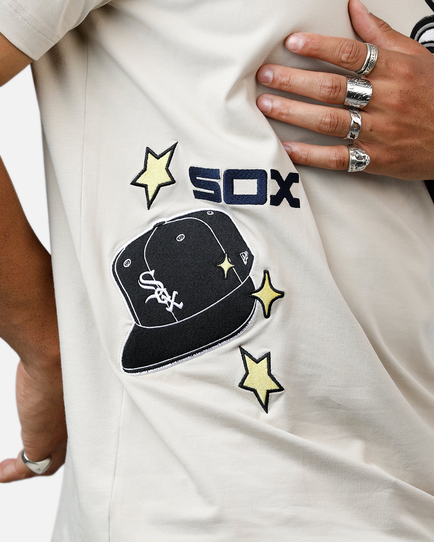 New Era Chicago White Sox 'Logo Select' Summer T-Shirt Stone、mySite、zt4zffjzw