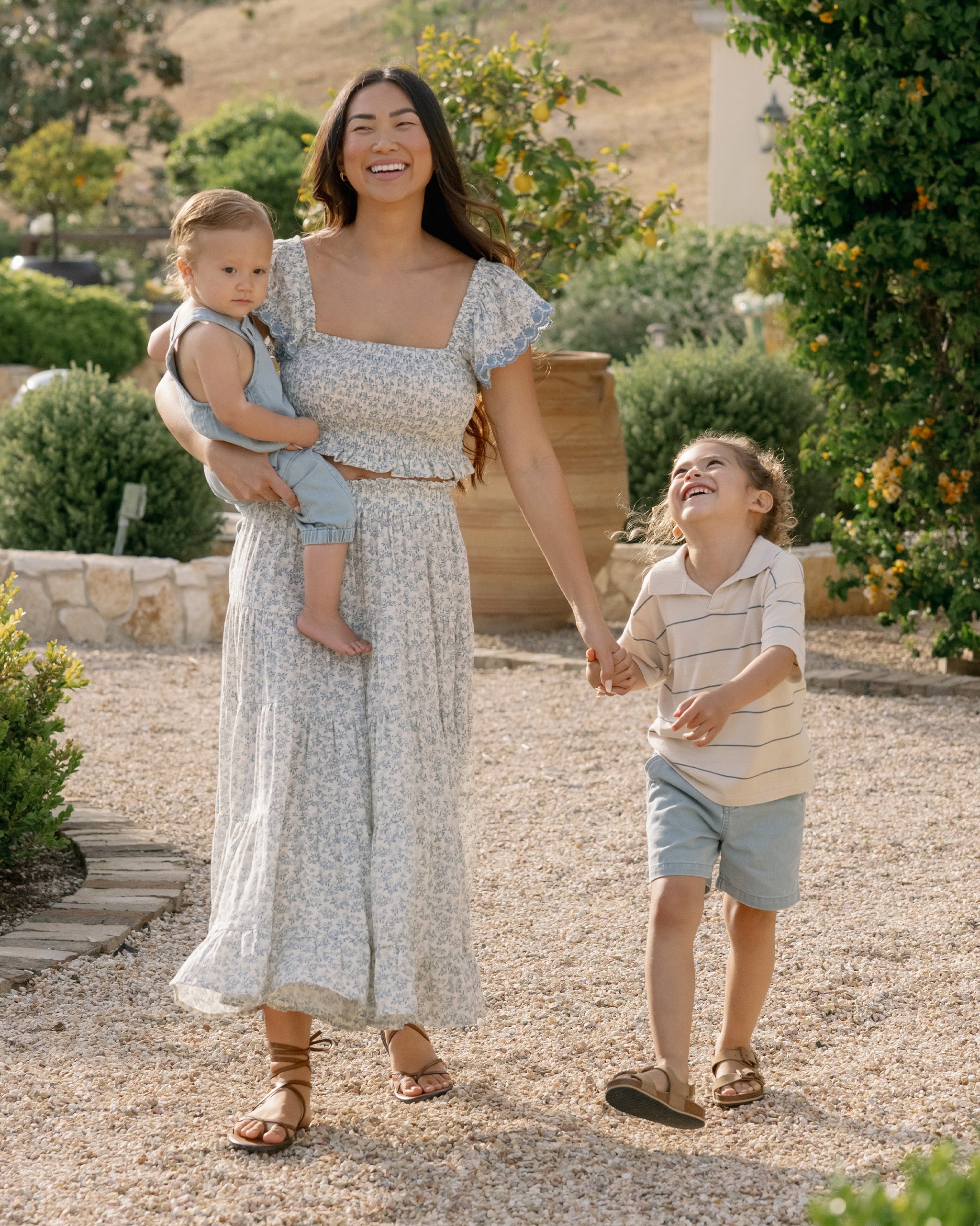  Ruffle Tiered Maxi Skirt || Blossom、mySite、layawaytickets