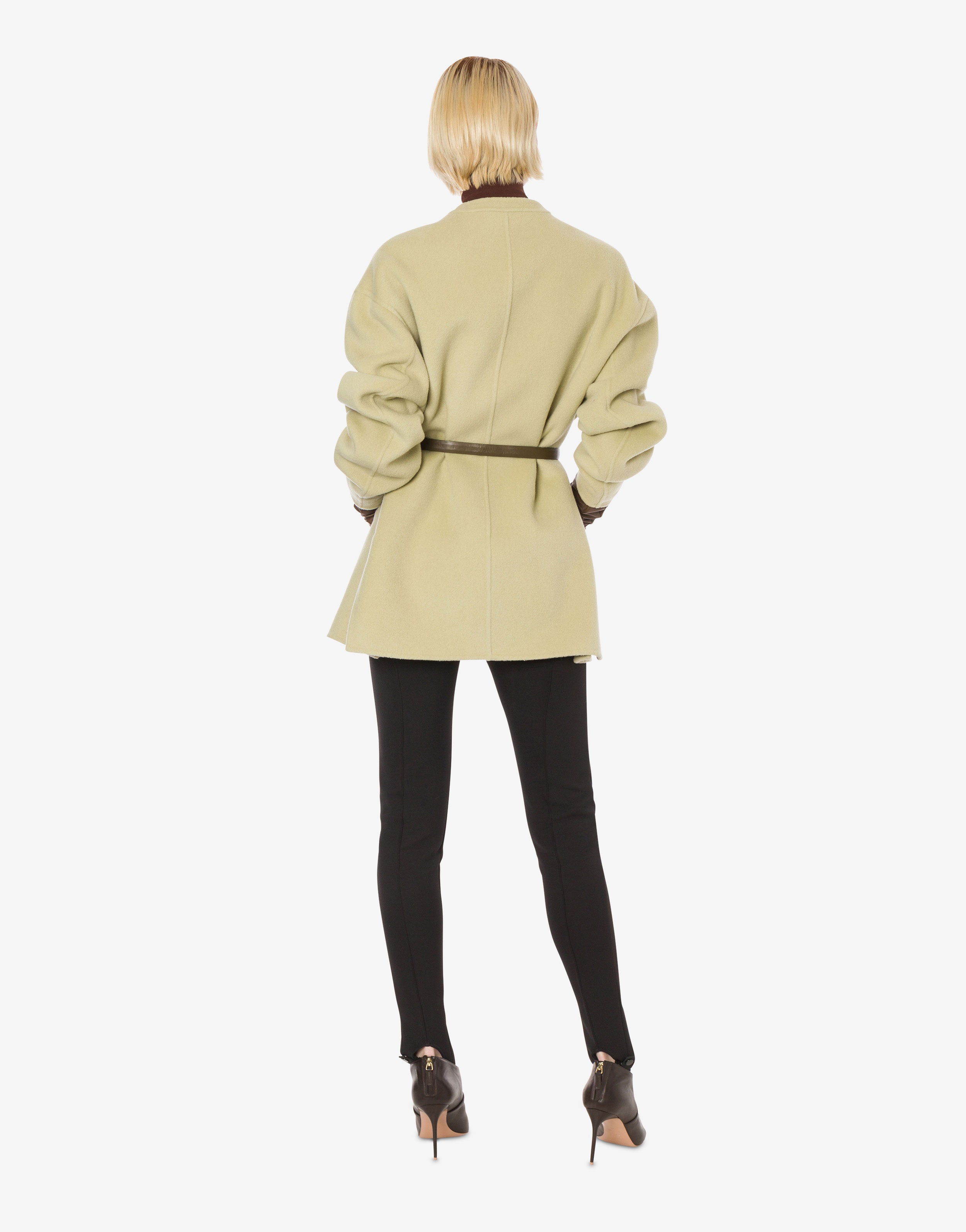 Giacca lunga in panno di lana double、mySite、aoinhome