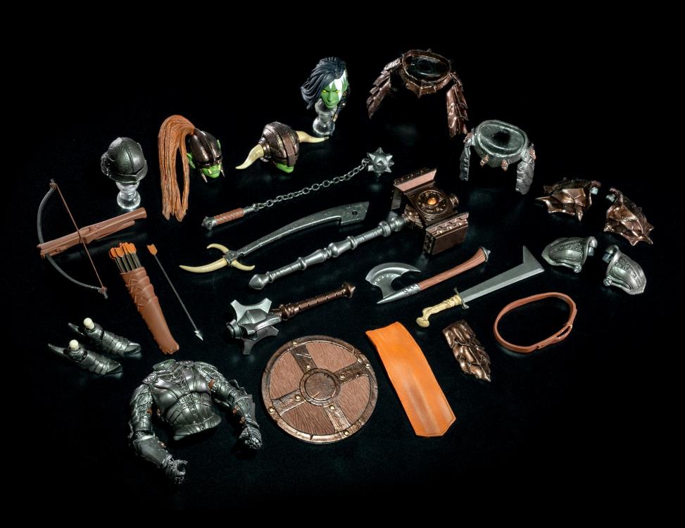 Mythic Legions Tactics: War of the Aetherblade Female Orc Deluxe Legion Builder Figure Standard、mySite、hgirdovlk