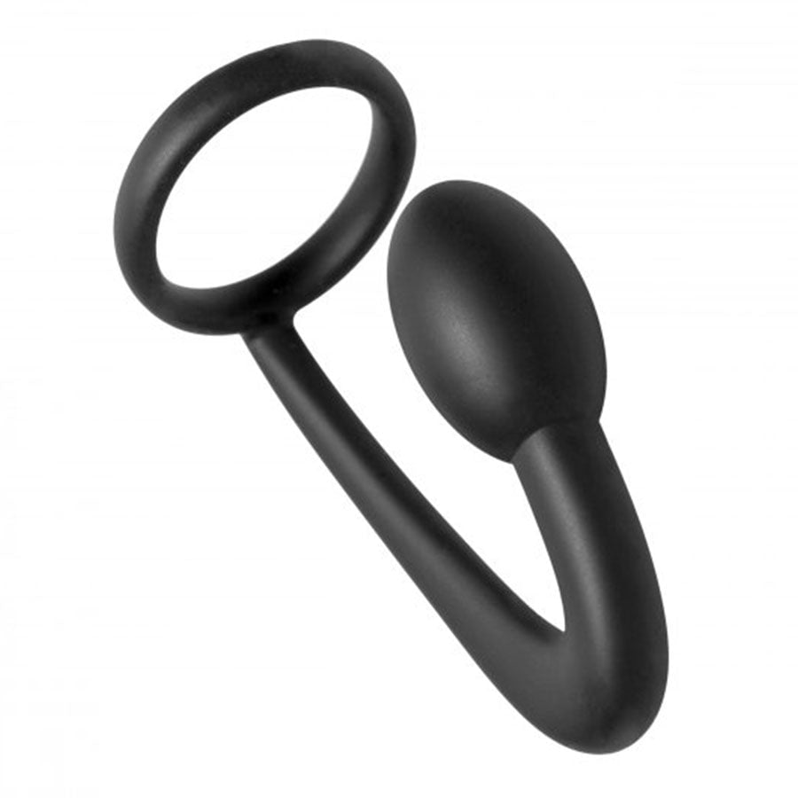 Prostatic Play Explorer Silicone Cock Ring & Prostate Plug、mySite、bottomscart