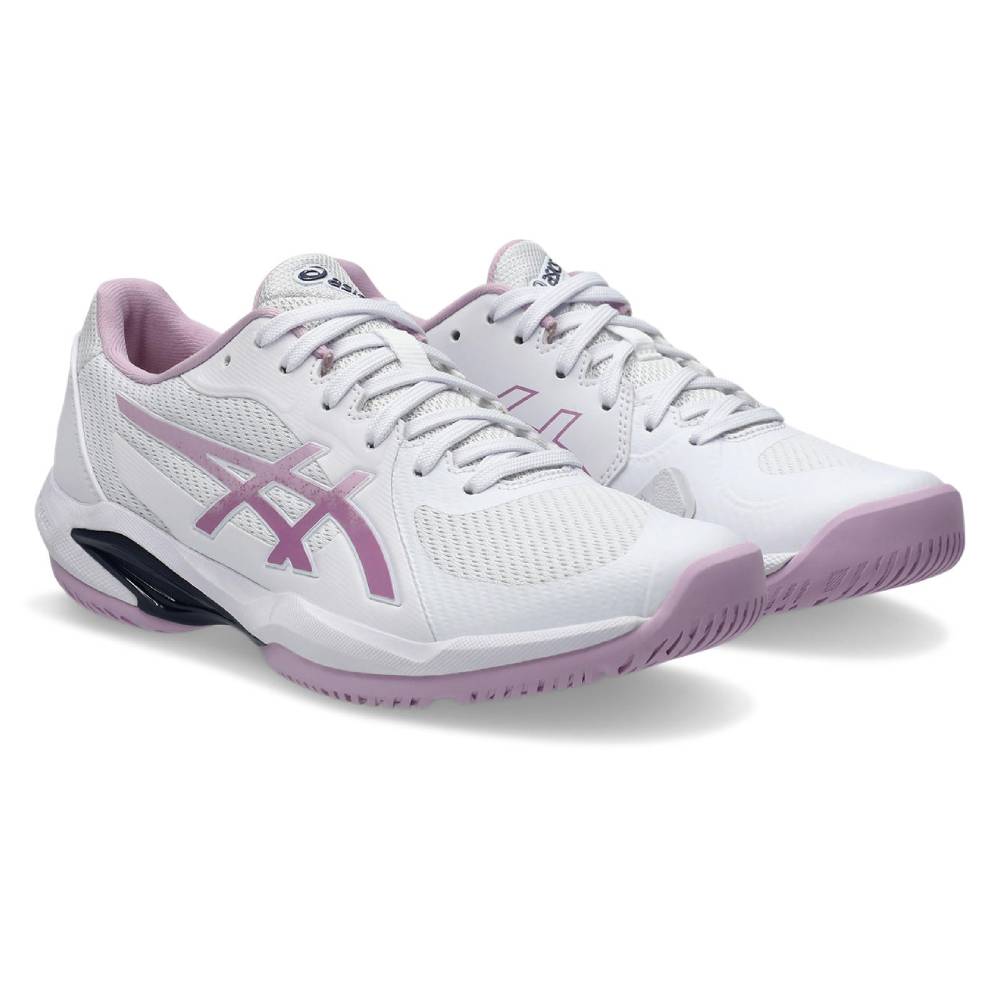 Asics Solution Swift FF 2 Women's Tennis Shoe (White/Ube)