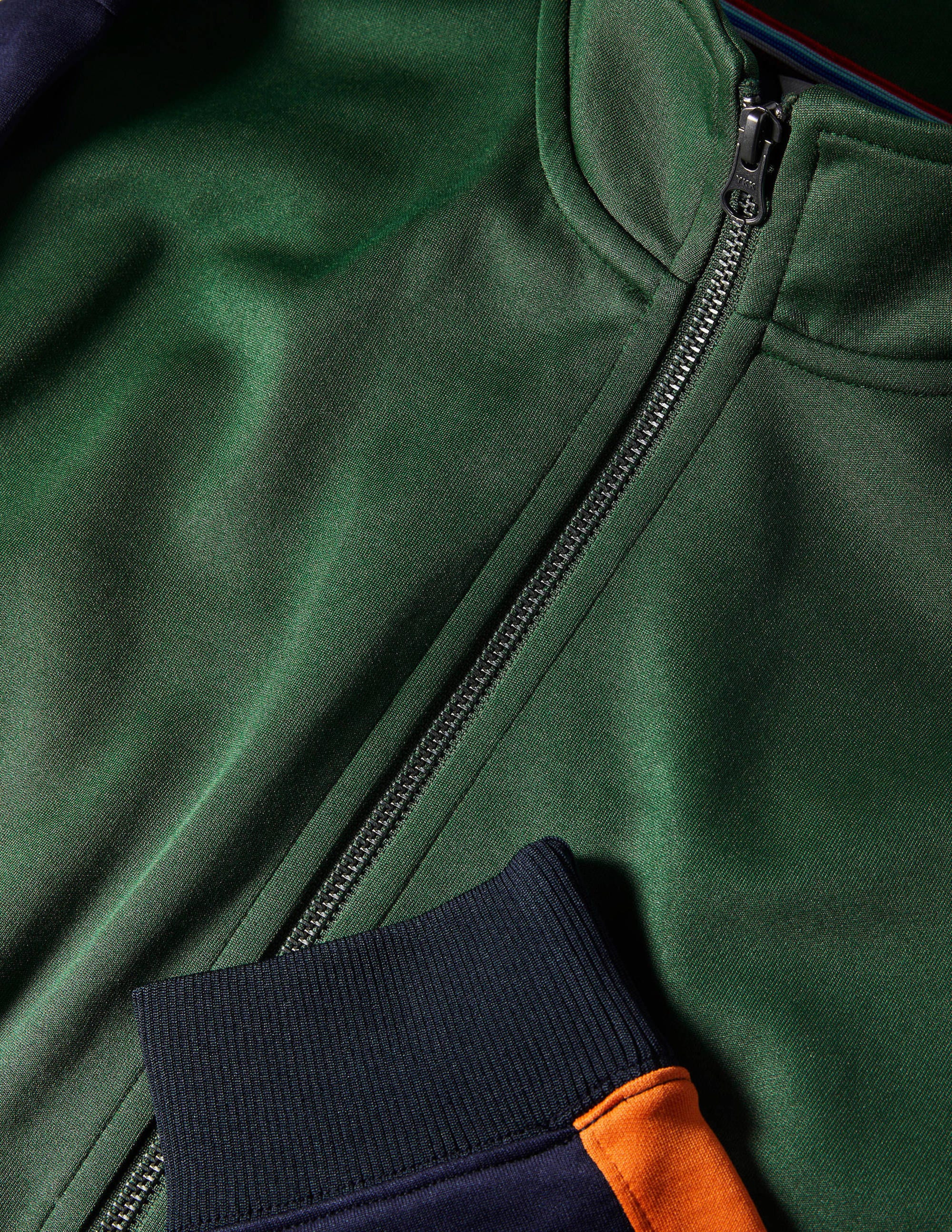  Track Jacket-Navy/ Dark Green Colour block、mySite、ashleygrahame