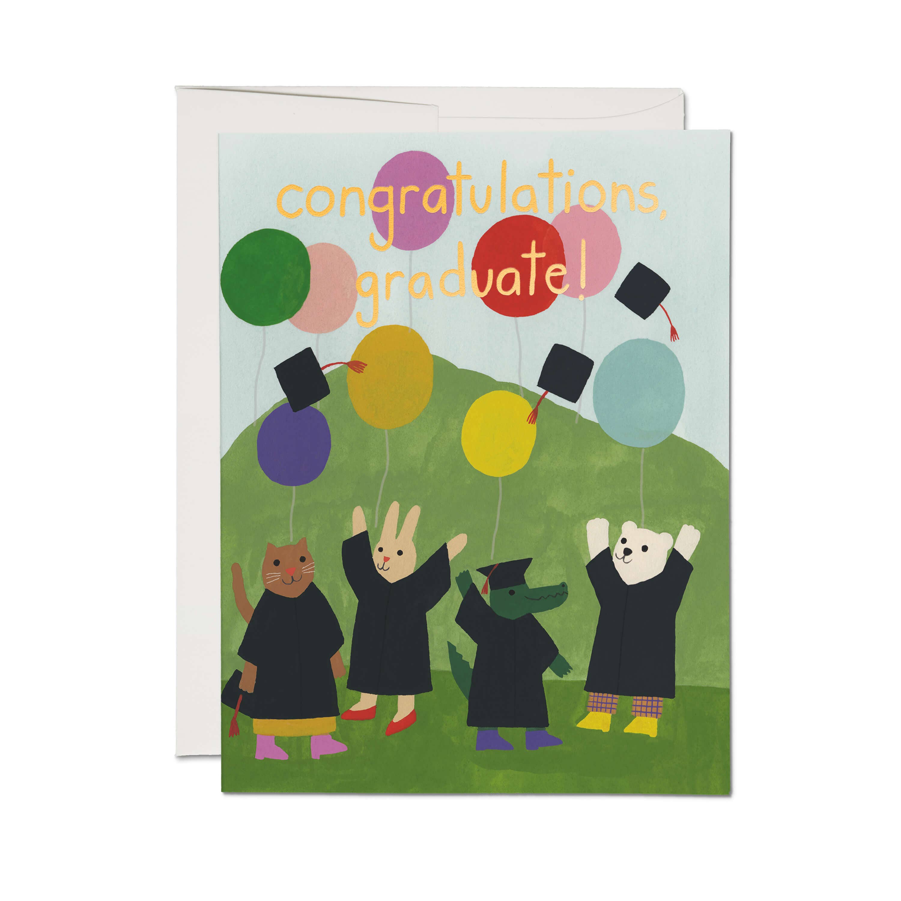 Red Cap Cards - Celebration Critters greeting card: Single、mySite、garagedoors4me