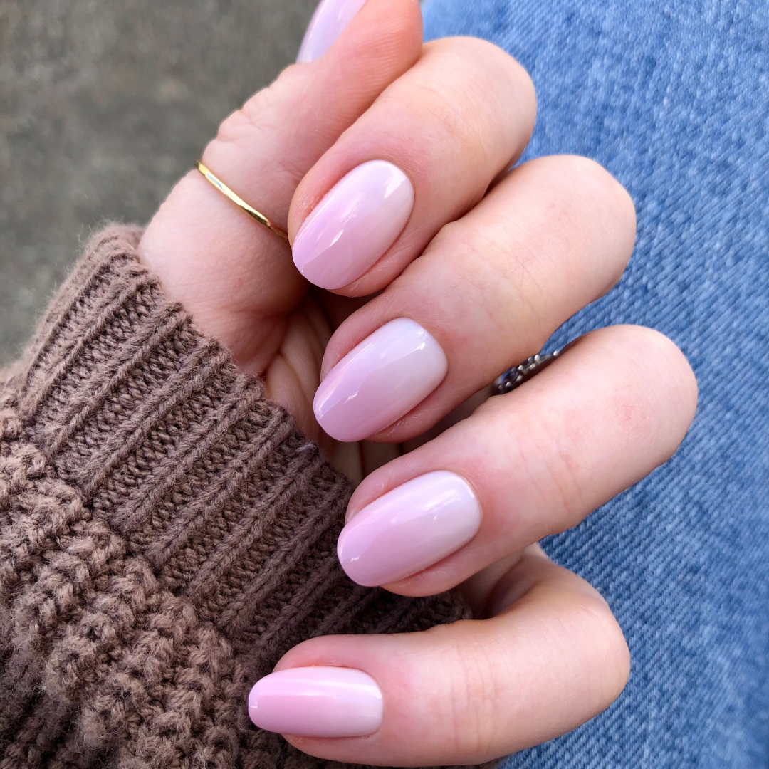 Rose Syrup Gradient - Press-On | Short | Round、mySite、solidvoid