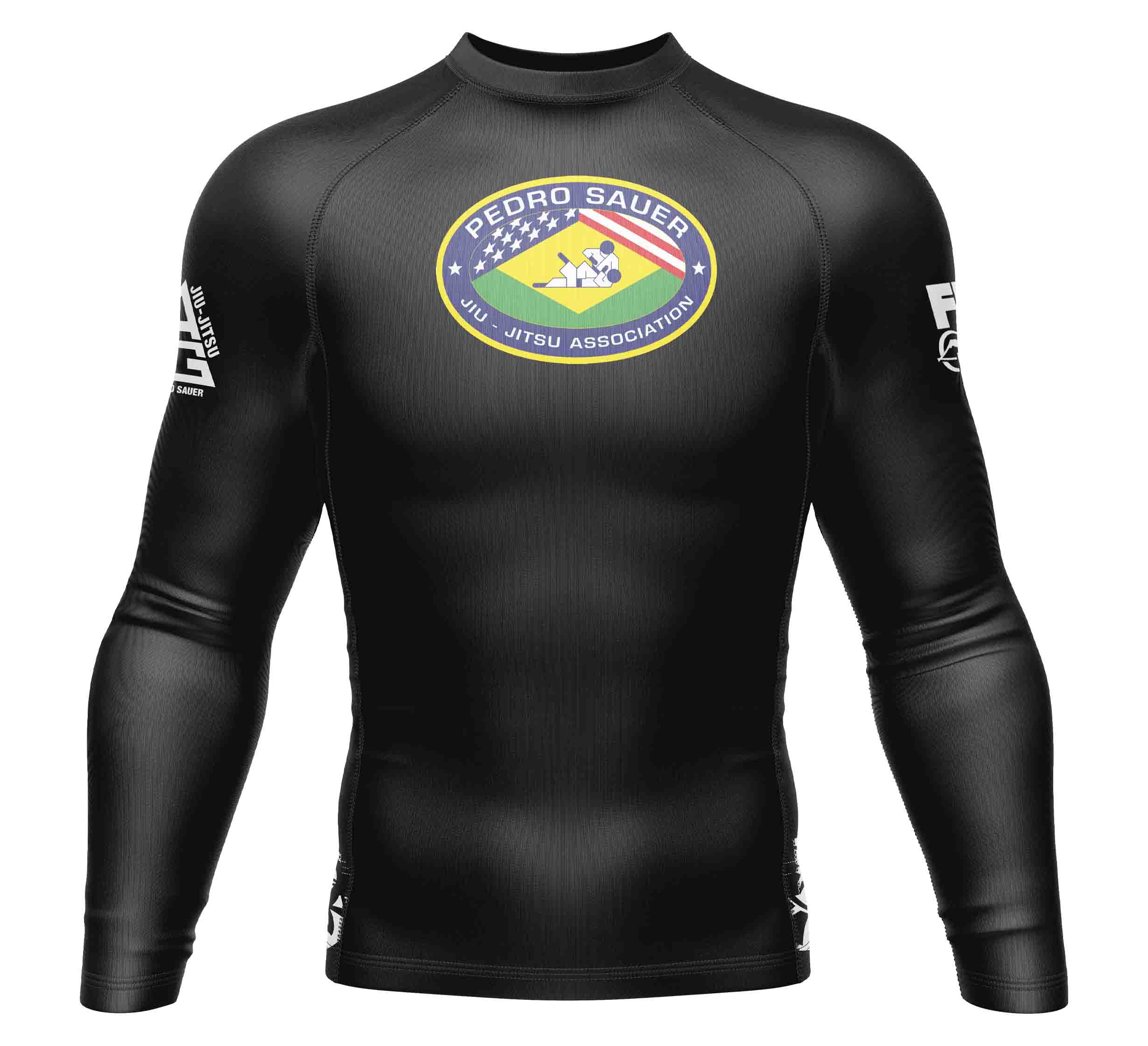 Pedro Sauer Ranked Long Sleeve Rashguard Black、mySite、gigharbornorthrealestate