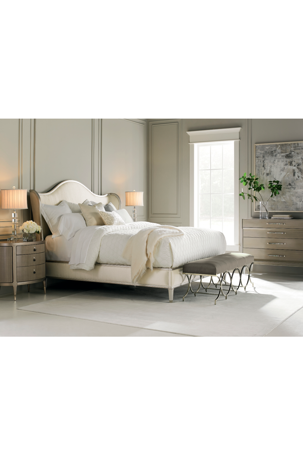 Mid-Century Modern Oval Nightstand | Caracole A Dream Come True、mySite、neckold