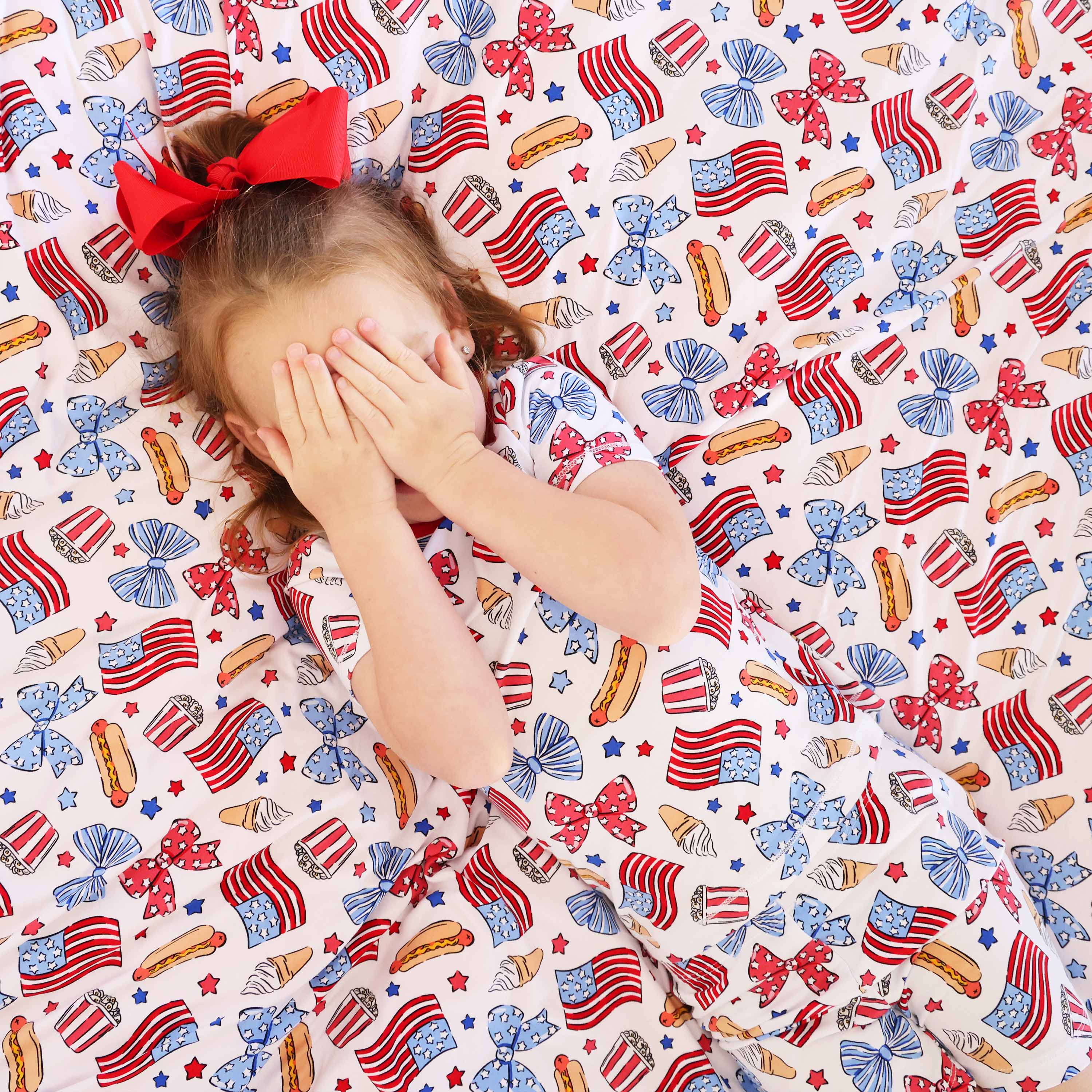  Party in the USA Double Sided Bamboo Blanket | Bows、mySite、layawaytickets