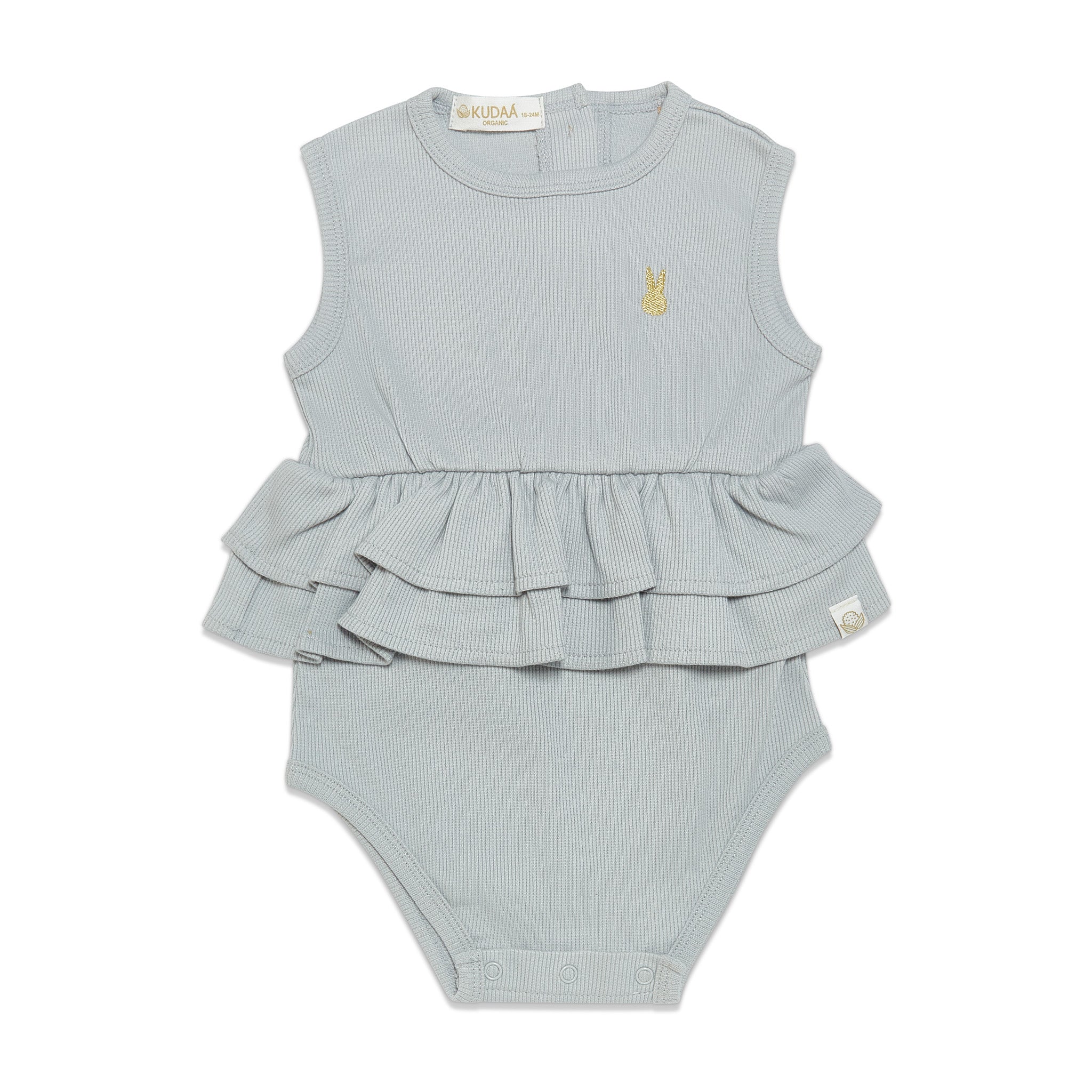 RETIRED - Organic Tank Ruffle Waist Bunsuit - Pearl Blue、mySite、g9winljtr