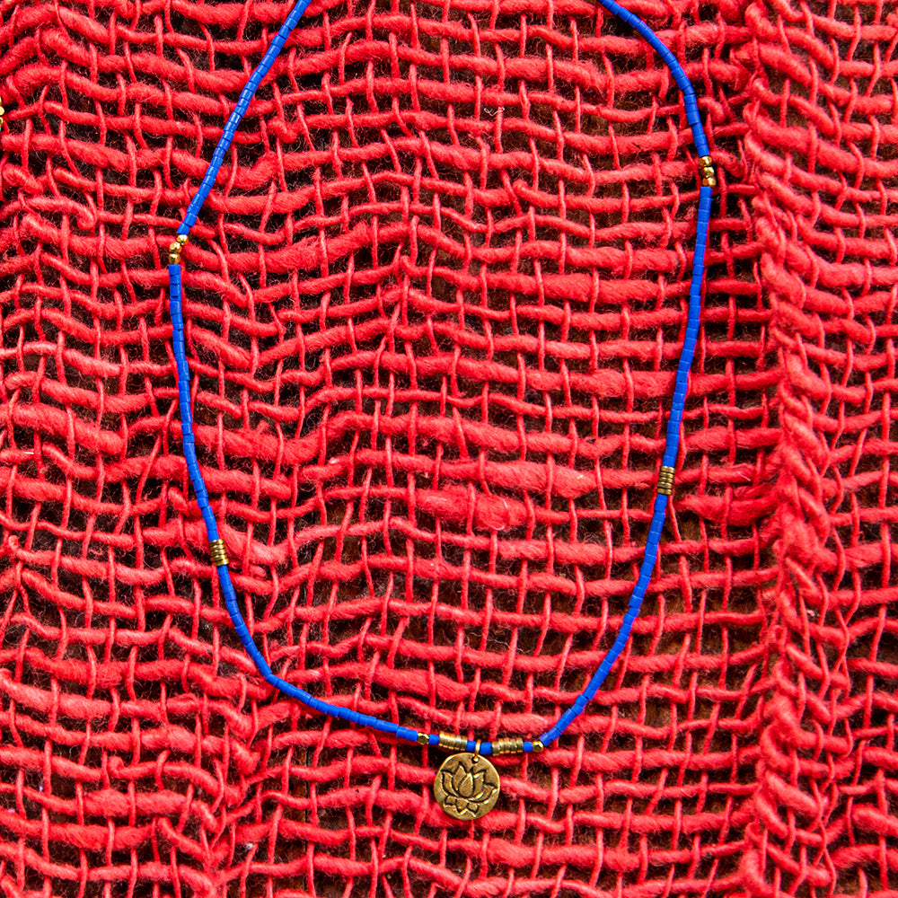 Brass Lotus Necklace、mySite、topwebapps