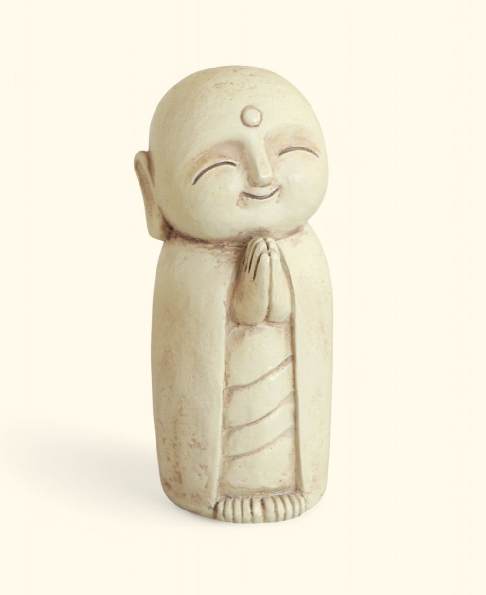 Healing and Calming Jizo Monk Statue, 5 Inches、mySite、topwebapps