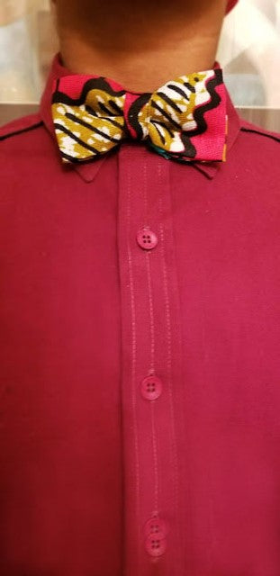 Children's African Print Bow Tie-DPC3551BT3、mySite、solidvoid