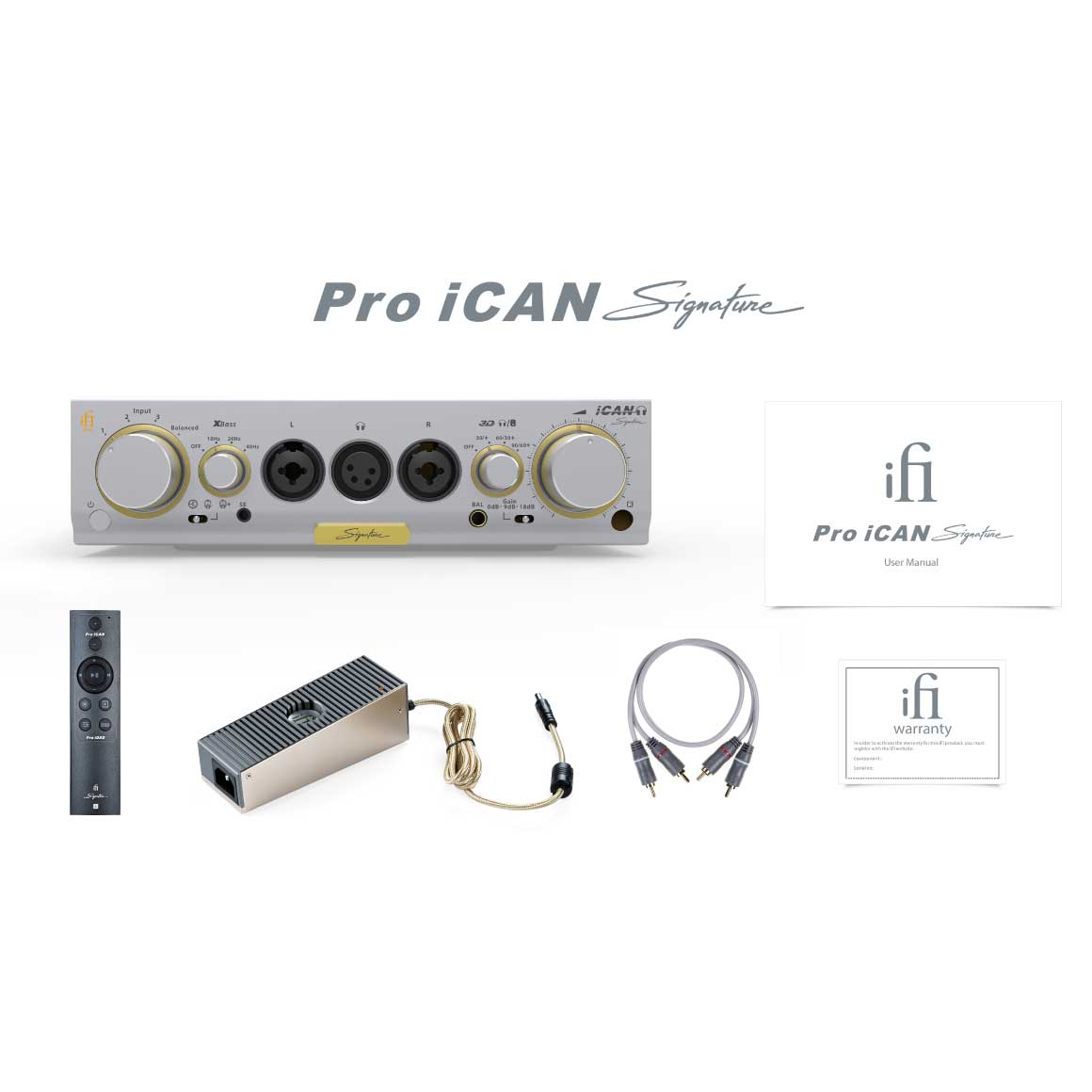 iFi Audio - Pro iCAN Signature、mySite、merchandisen