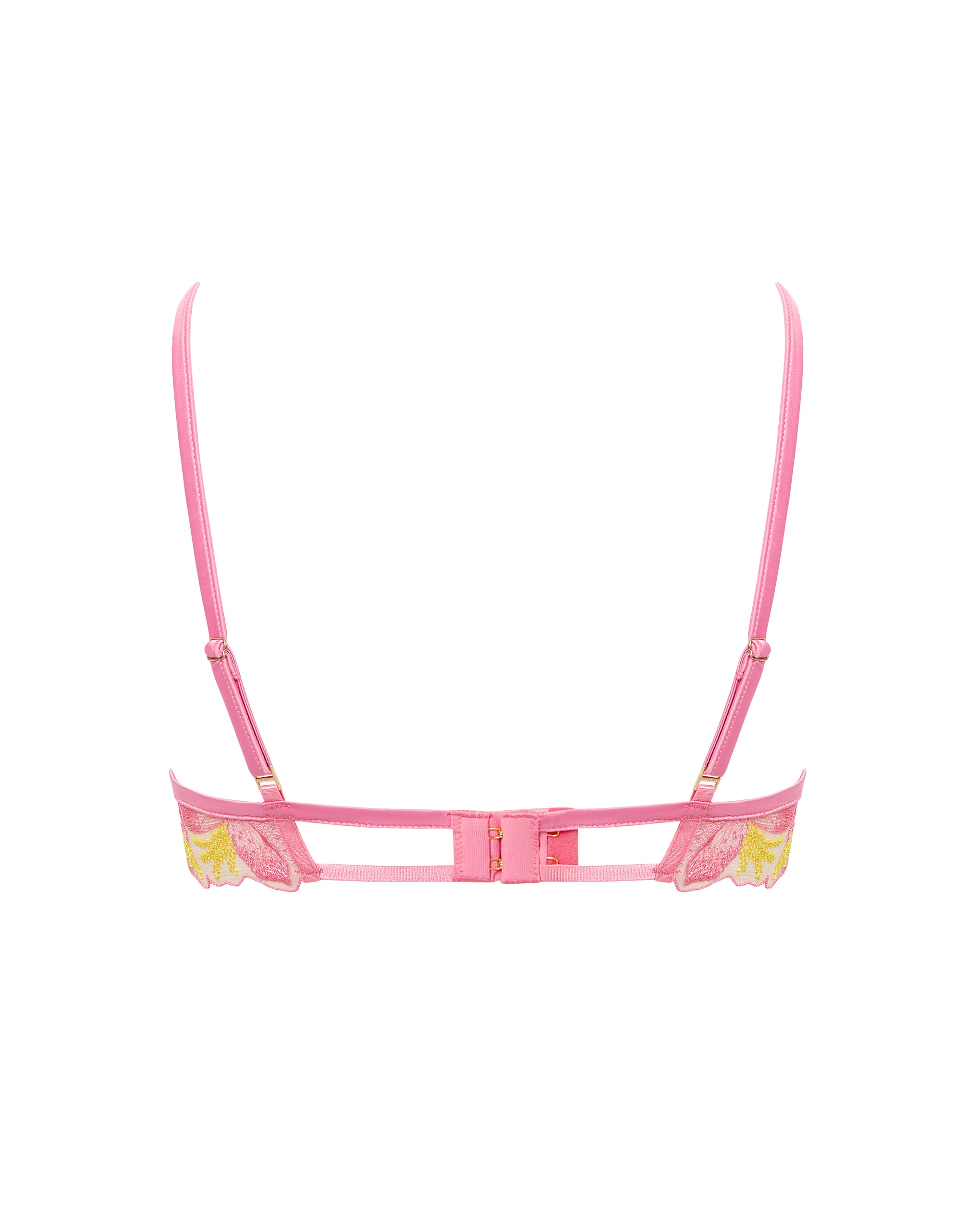 Patrice Sheer Bra Pink/Yellow、mySite、bengalsvssteelers
