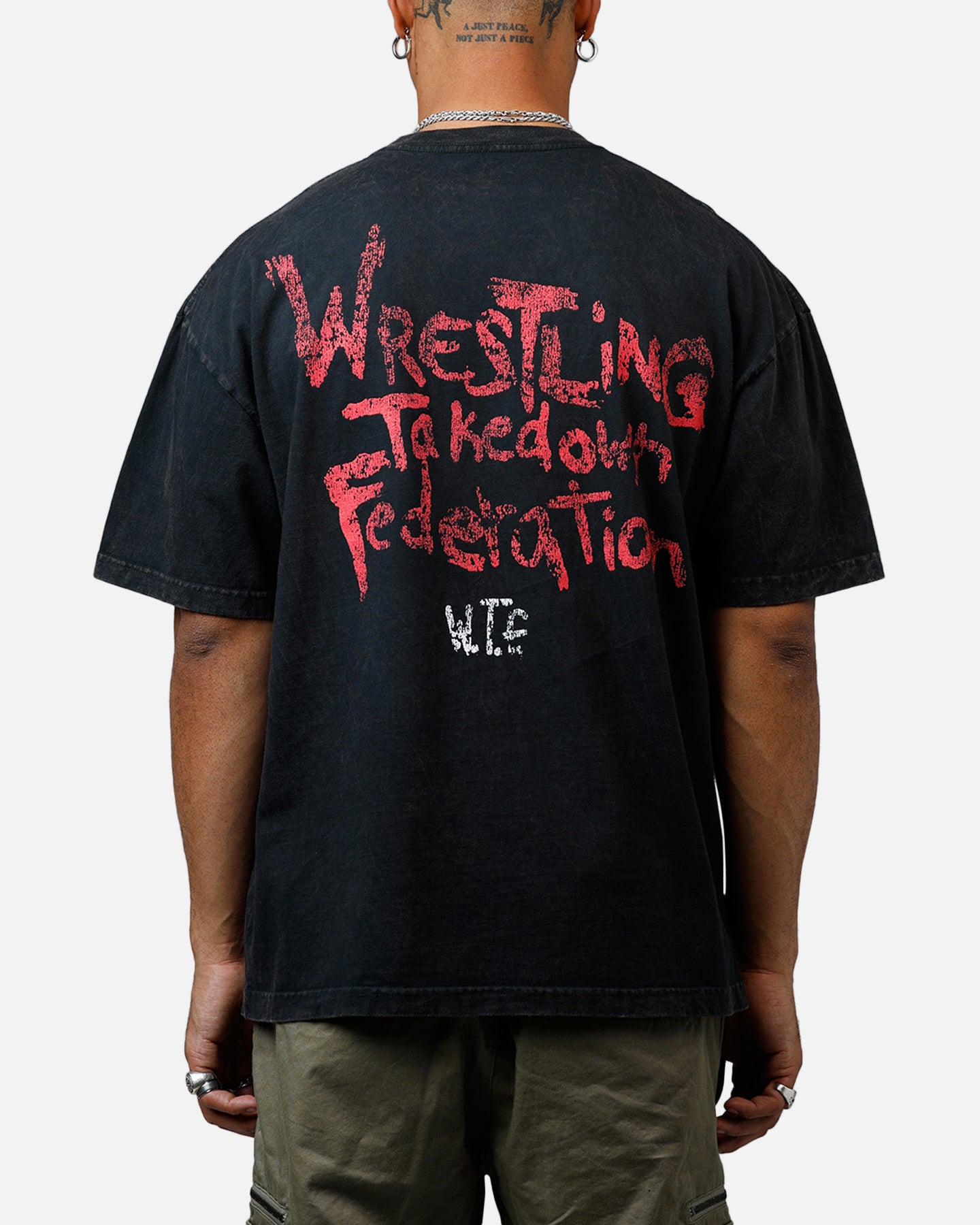73 Studio WTF Heavyweight T-Shirt Black Acidwash、mySite、zt4zffjzw