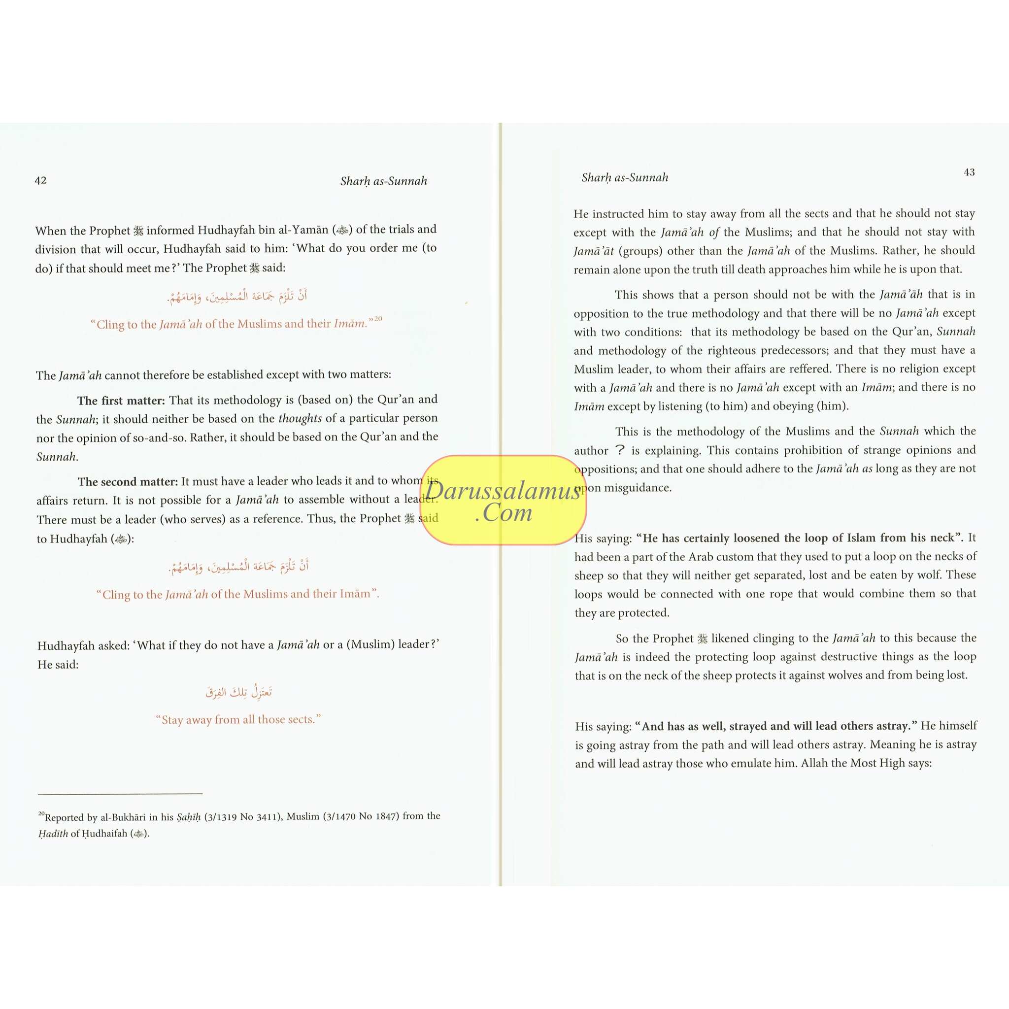 A Gift to the Reader in Annotation of Sharh as-Sunnah,The Explanation of the Sunnah、mySite、topwebapps