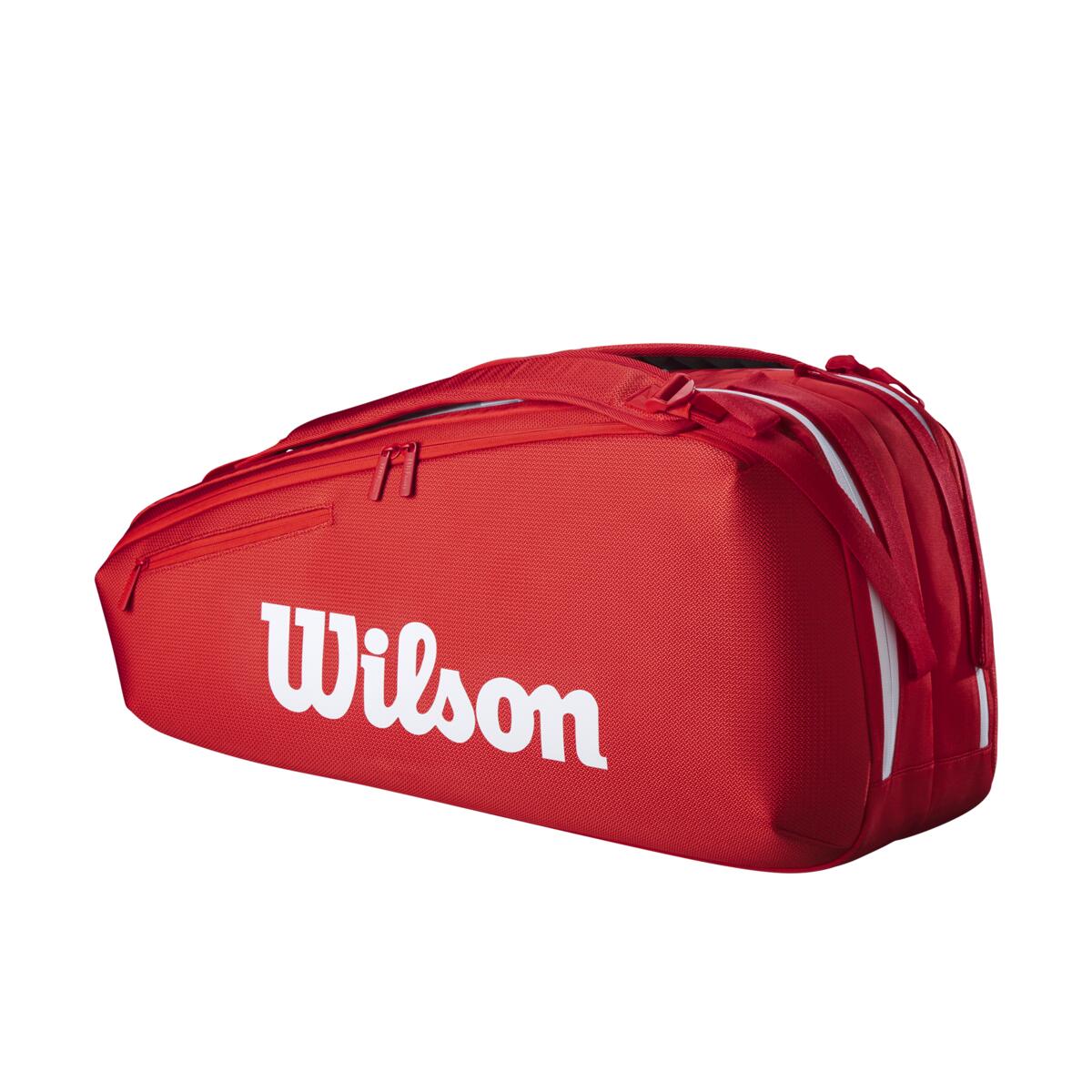 Wilson Super Tour 6 Pack 2025 Racquet Bag (Red)