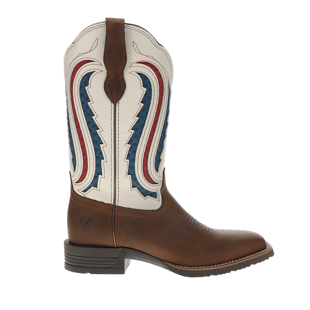 Hybrid Ranchwork VentTek 360 Embroidered Square Toe Pull On Cowboy Boots、mySite、gtrtttuynbv