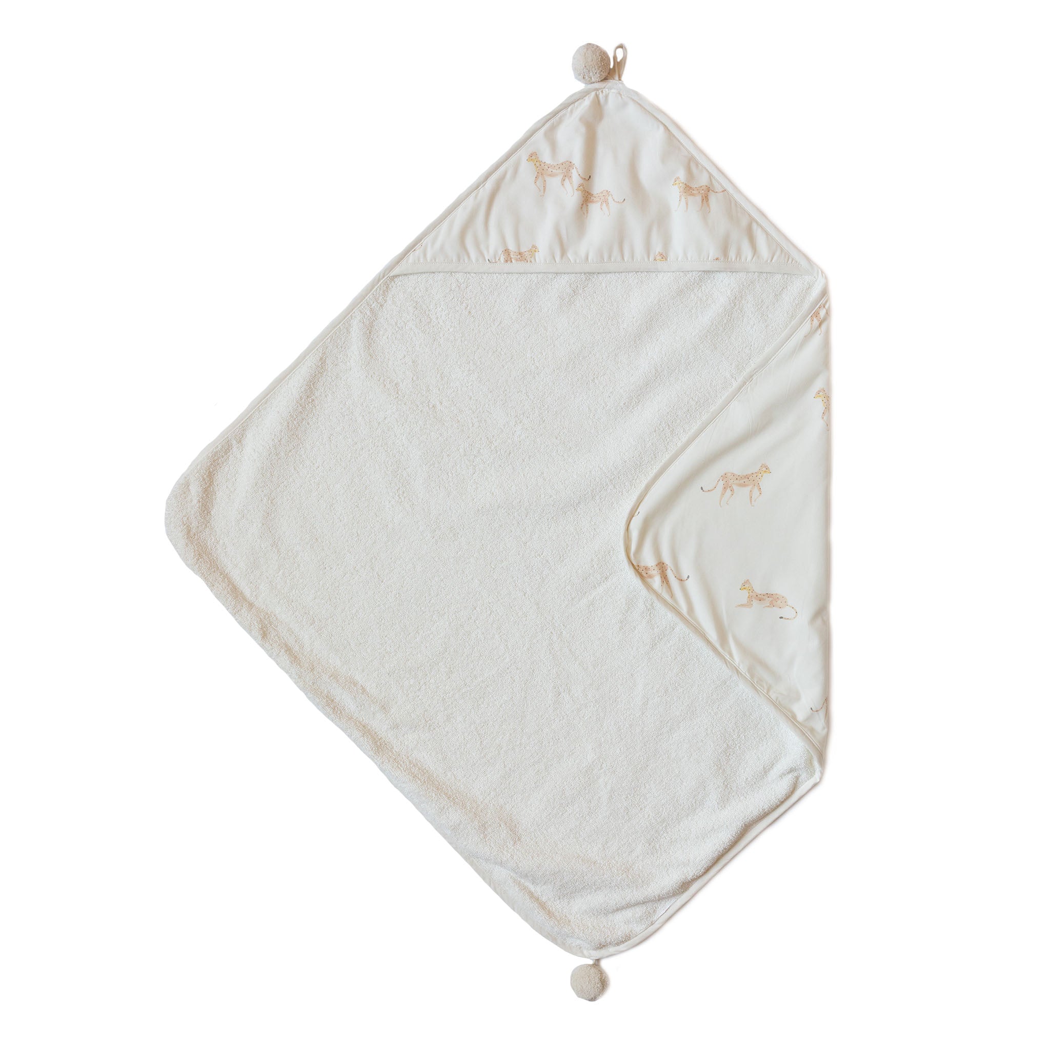 Hooded Towel - Follow Me Cheetah、mySite、g9winljtr