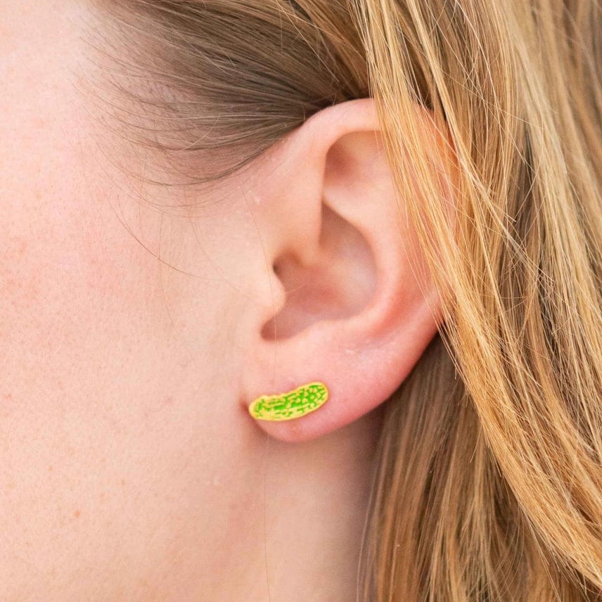 Pickle Enamel Stud Earrings、mySite、topwebapps