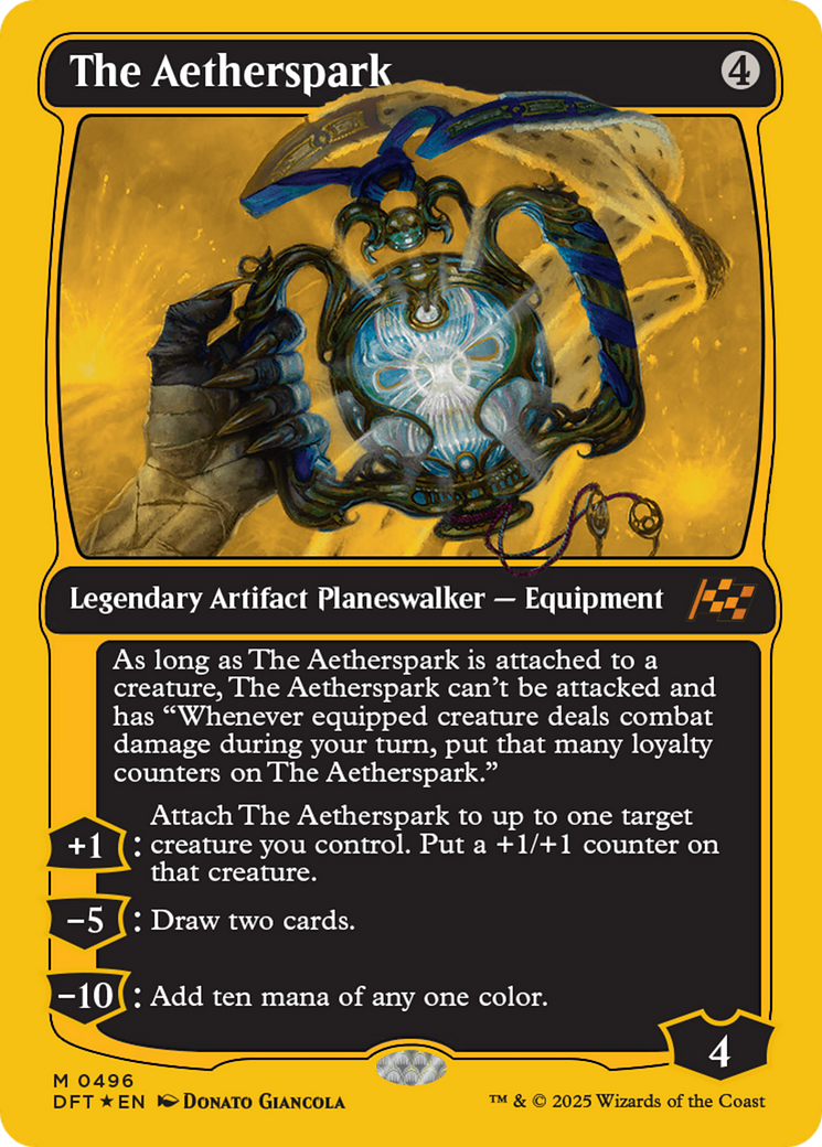 The Aetherspark (First-Place Foil) Aetherdrift、mySite、waistdrama