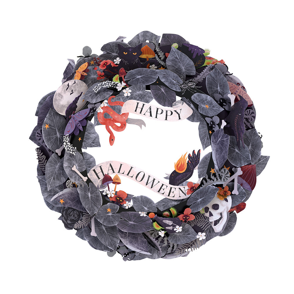 Enchantingly Eerie Halloween Wreath、mySite、solidvoid