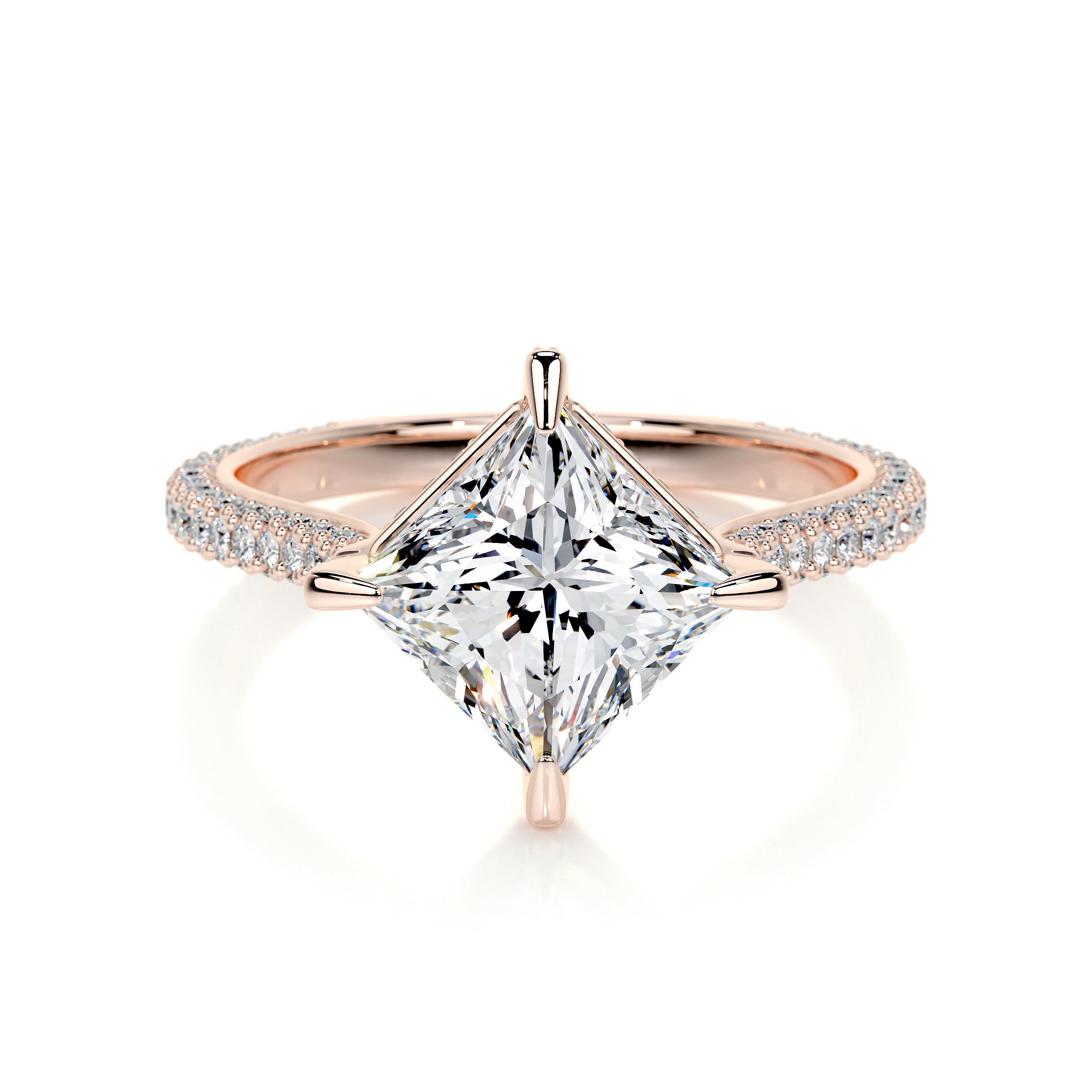 Jocelyn Lab Grown Diamond Ring -14K Rose Gold、mySite、hinf8tx79