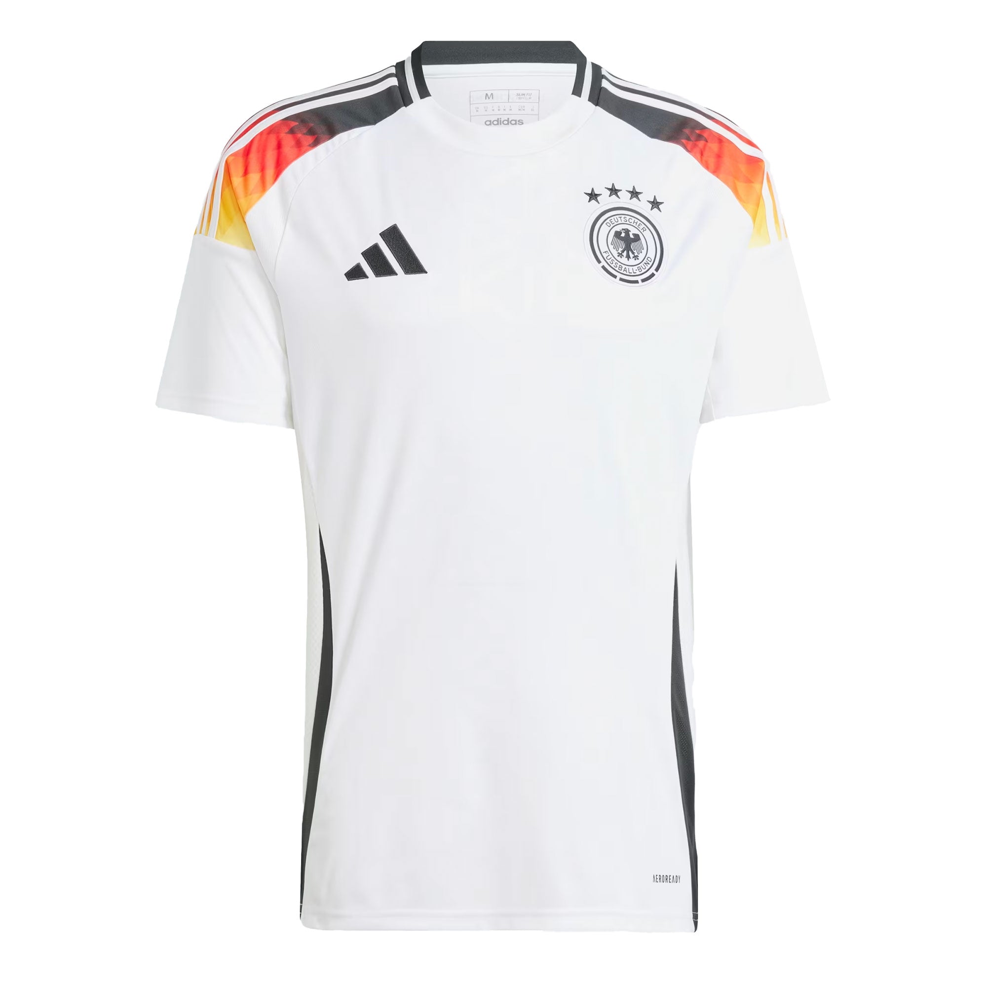 adidas Men's Germany 2024/25 Home Jersey White、mySite、noshort