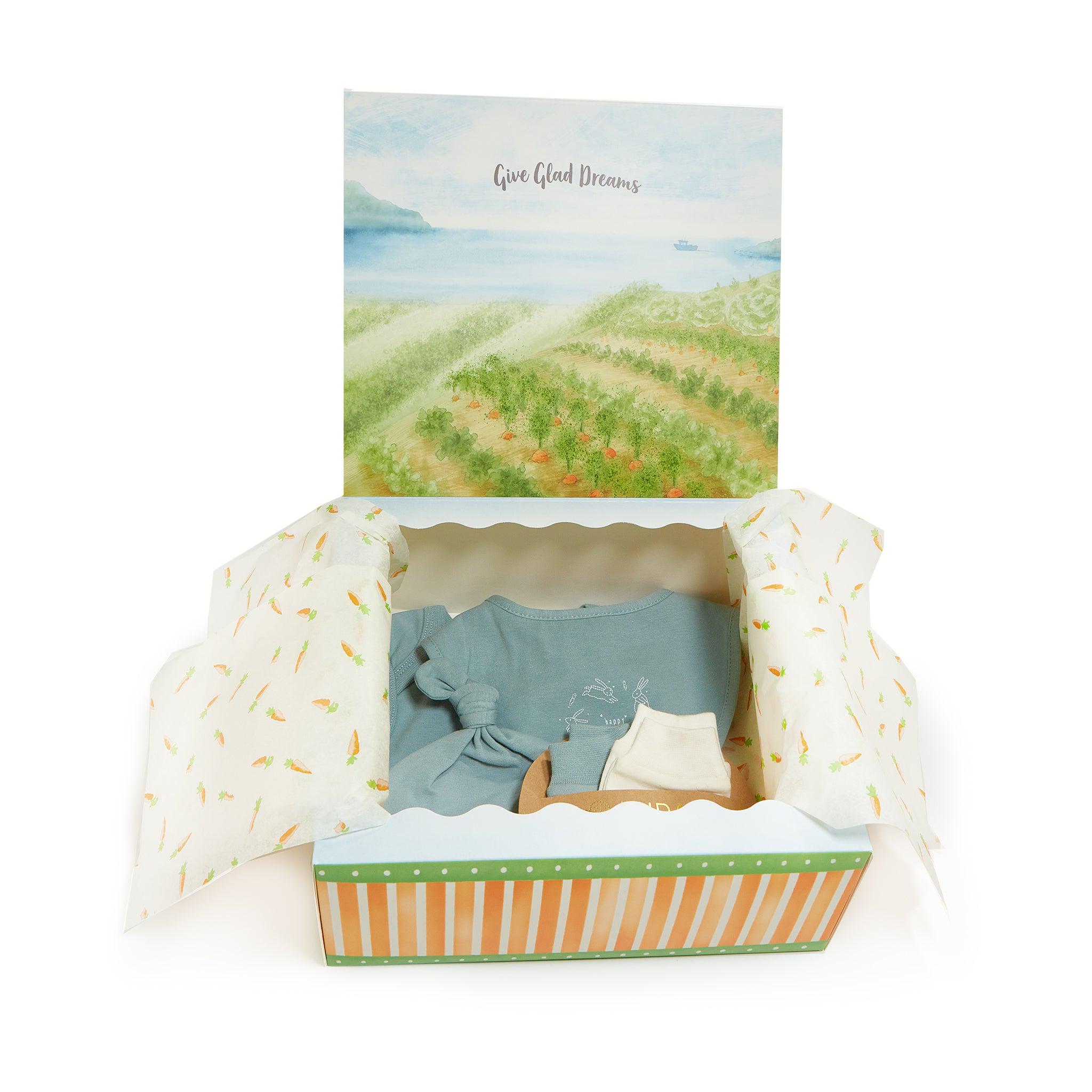RETIRED - Organic Newborn Essentials Gift Set - Bay Blue、mySite、g9winljtr