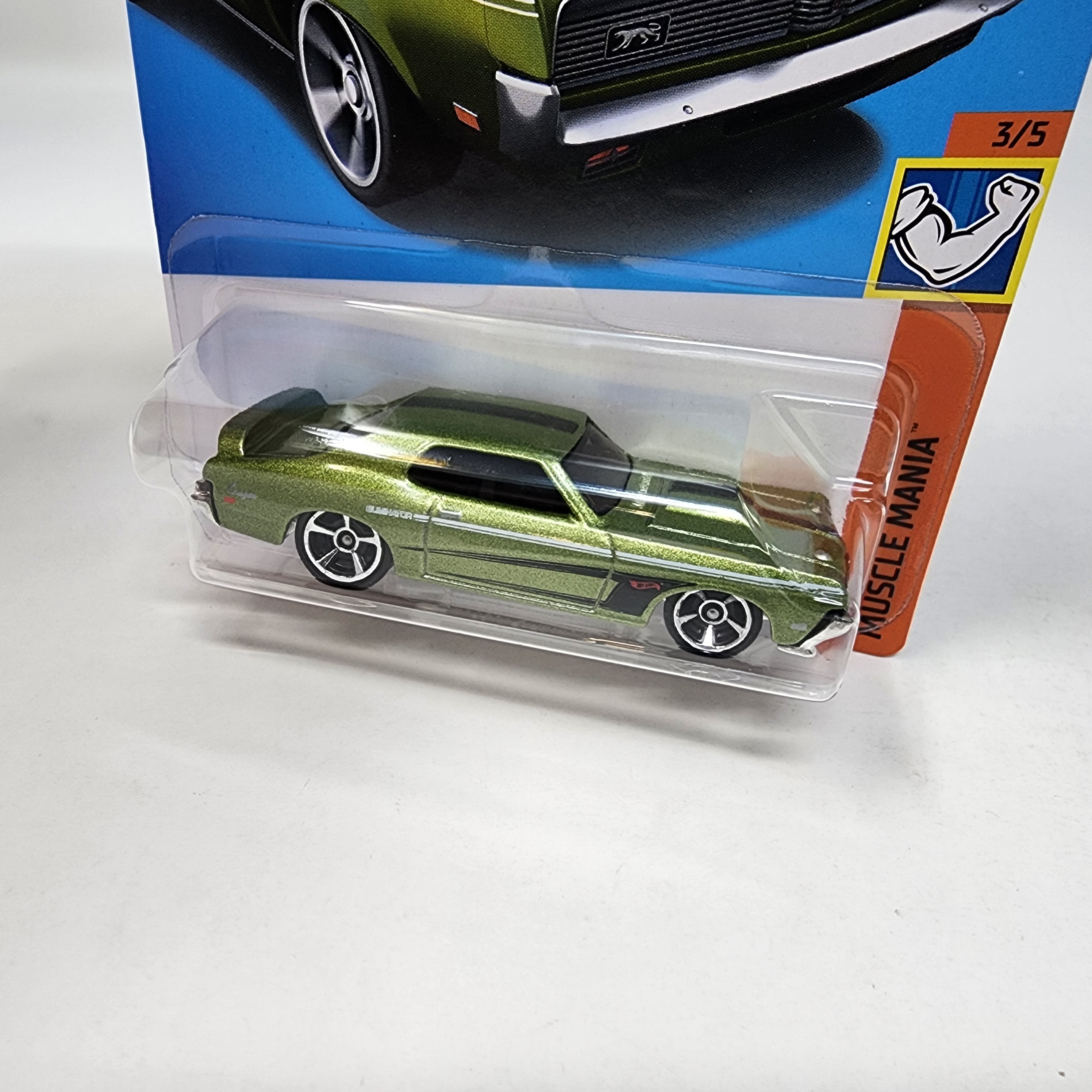 '69 Mercury Cougar Eliminator #171 * GREEN * 2024 Hot Wheels Case Q、mySite、hgirdovlk