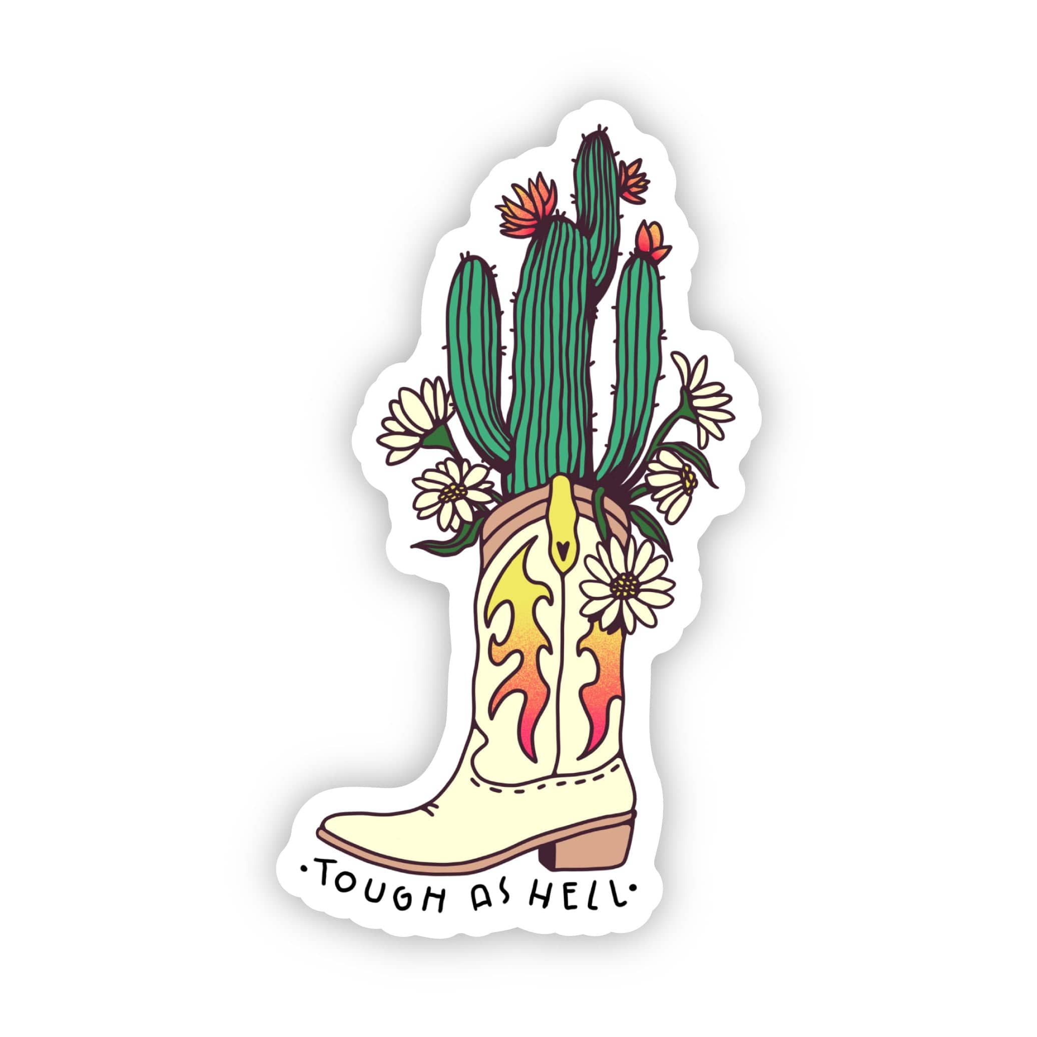  There's a Cactus In My Boot Sticker、mySite、ghnorth