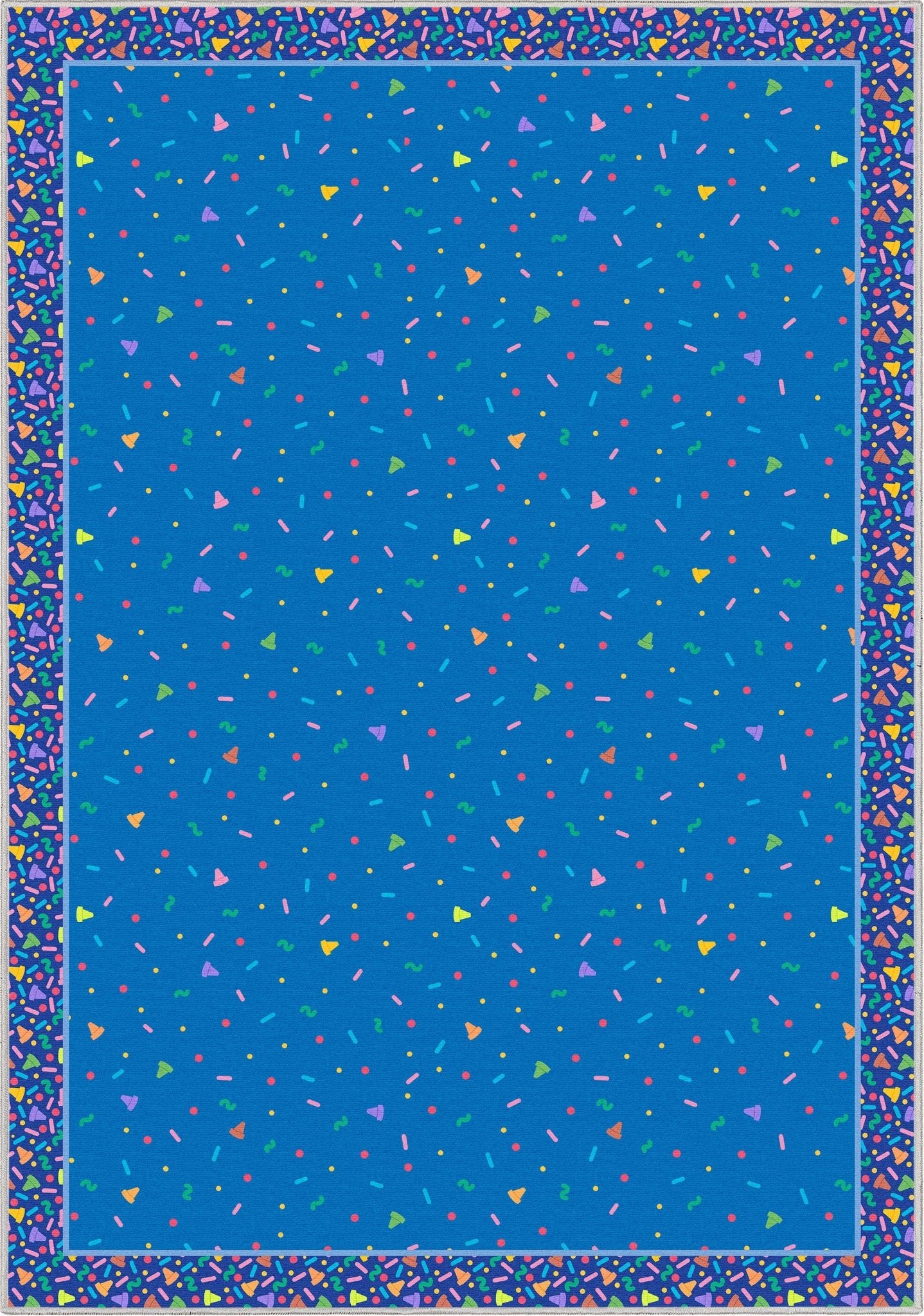 Crayola Confetti Blue Area Rug By Well Woven、mySite、gigharbornorthrealestate